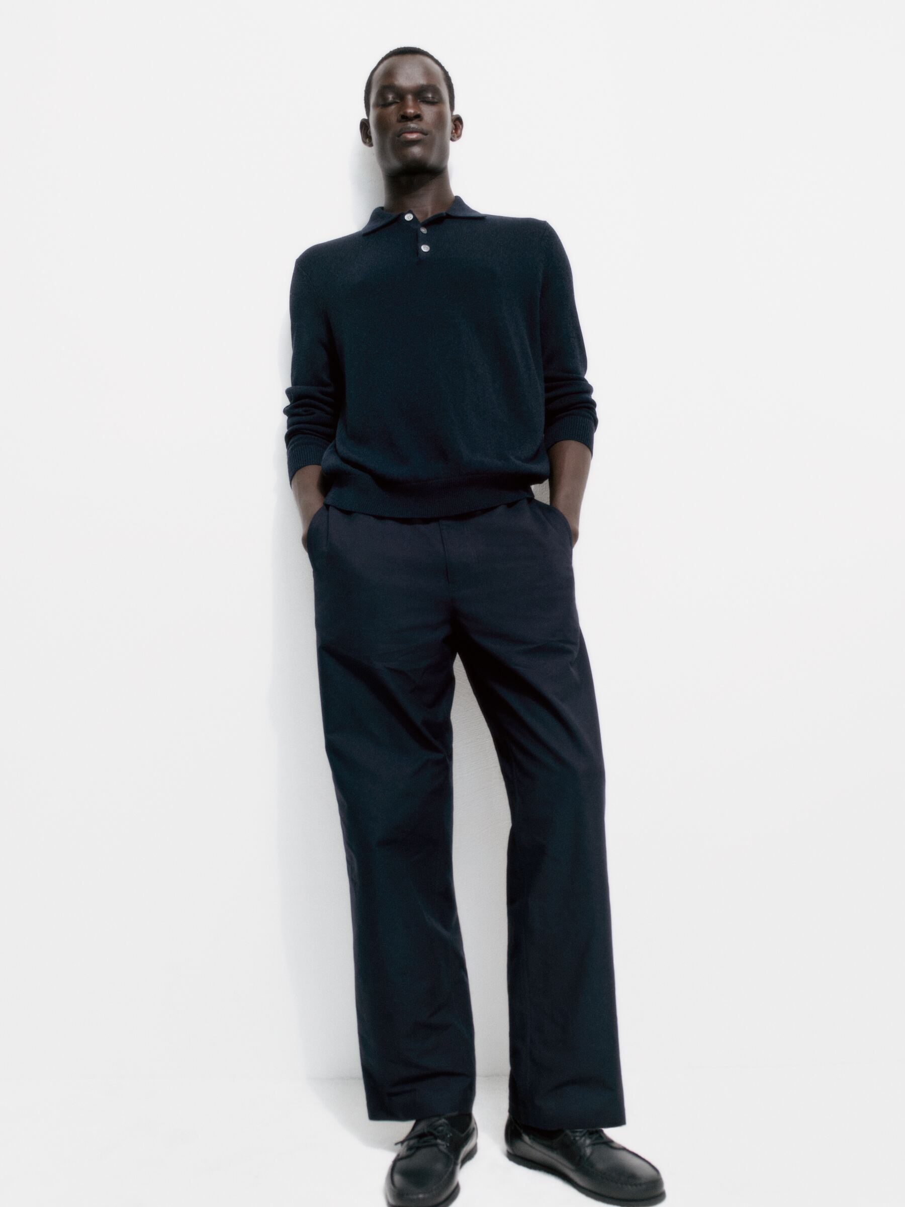 Leather Boat Shoes-#272627-19076