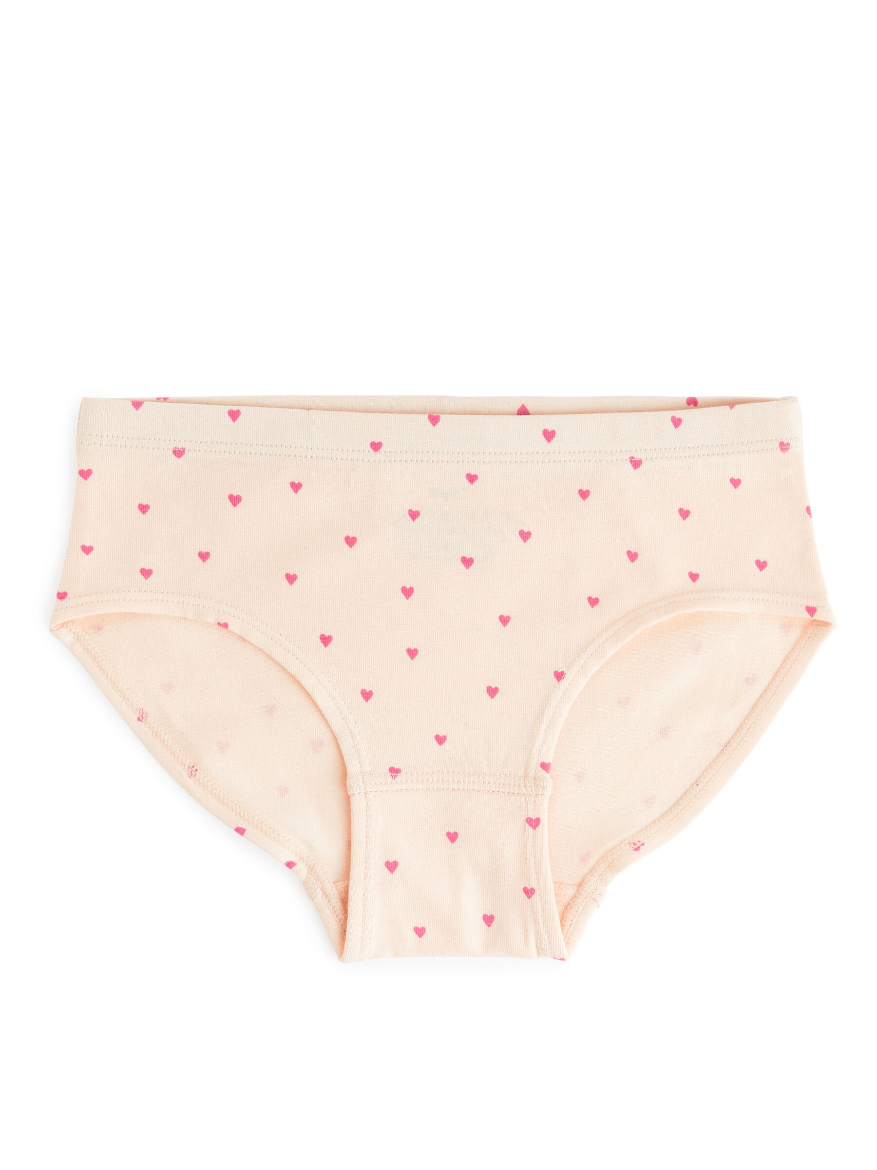 Slips aus Baumwolljersey, 3er-Set - Weiß/Rosa/Beige - Regular Fit - Kinder - StillMedia/DescriptiveStillLife - 1