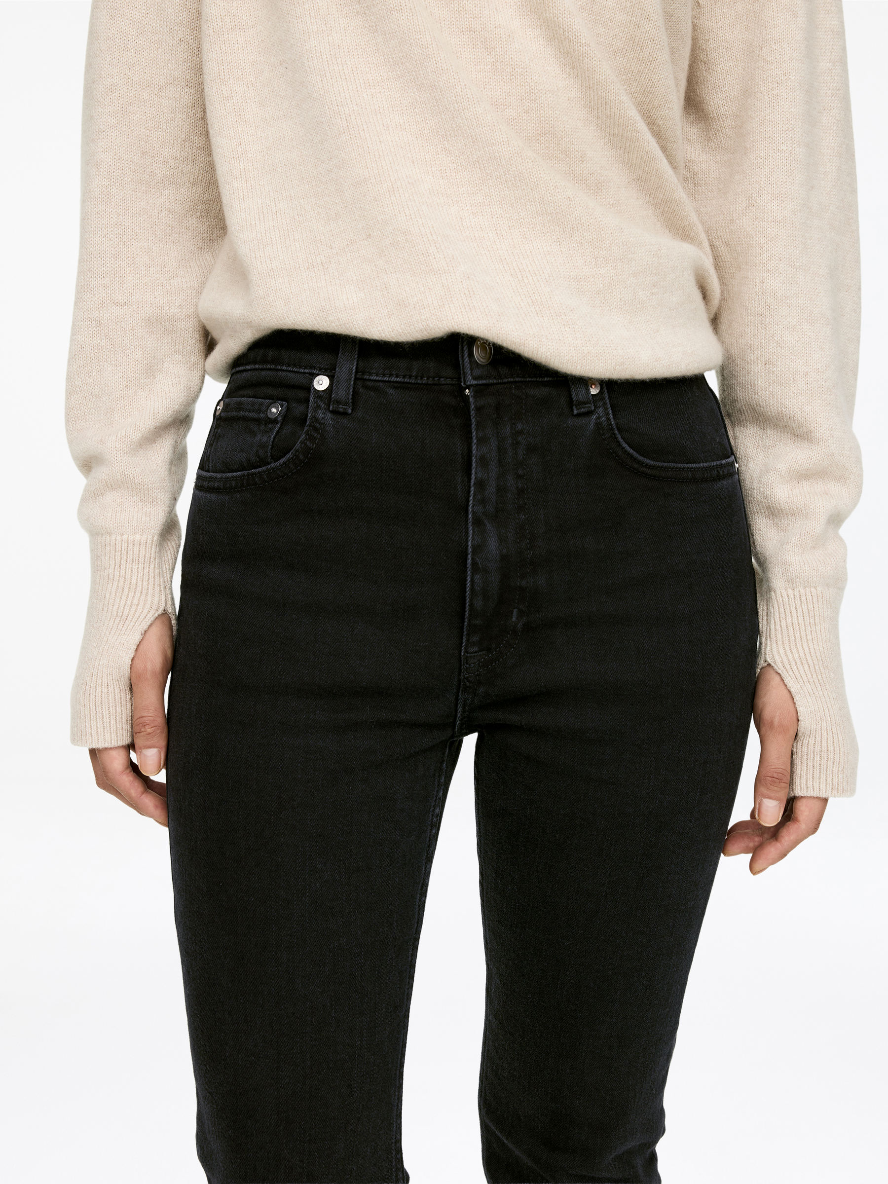 AZALEA smala jeans - Svart - Slim fit - Women - StillMedia/Lookbook - 14