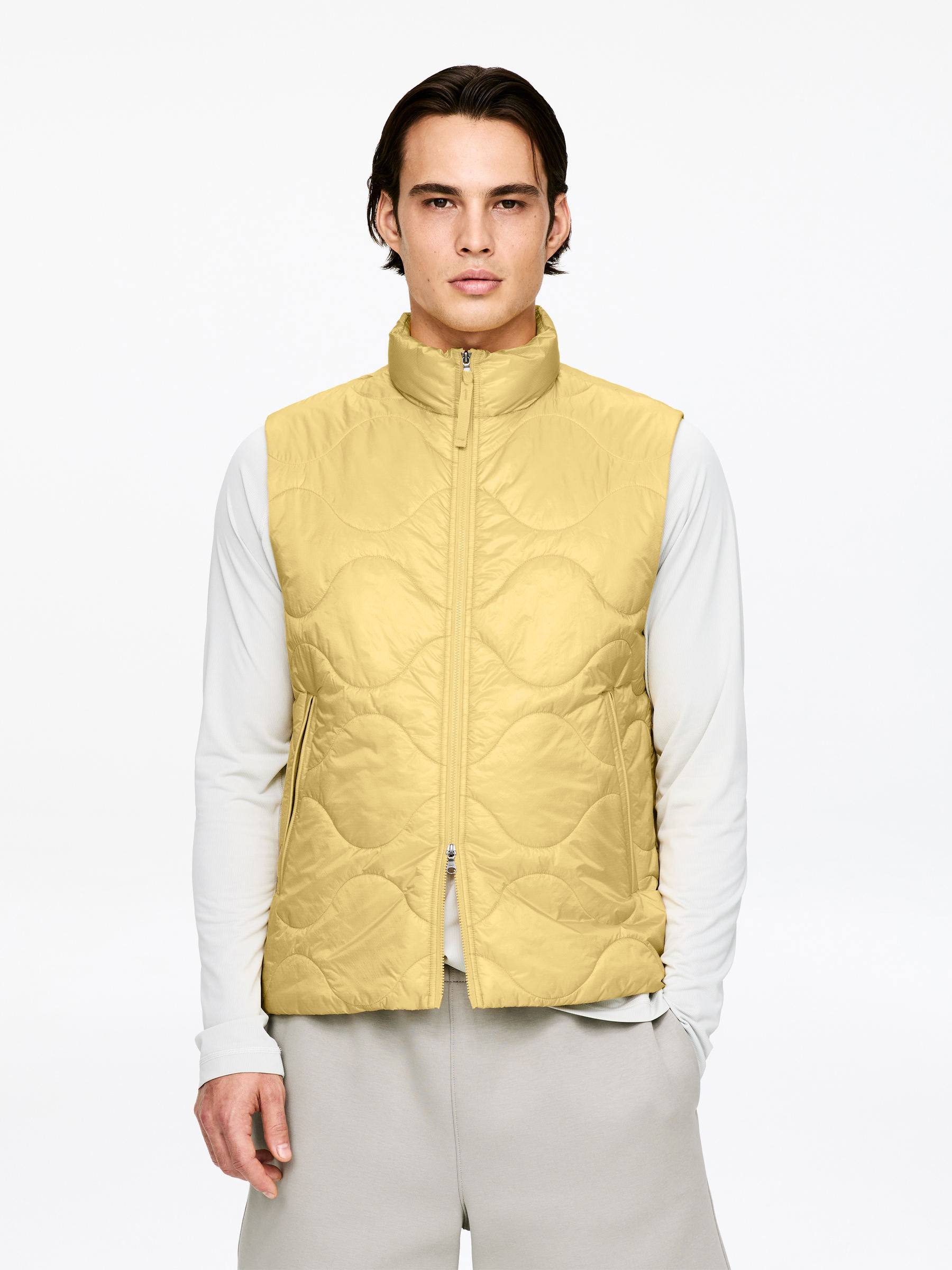 Padded Vest - Yellow - Regular fit - Men - StillMedia/Lookbook - 4
