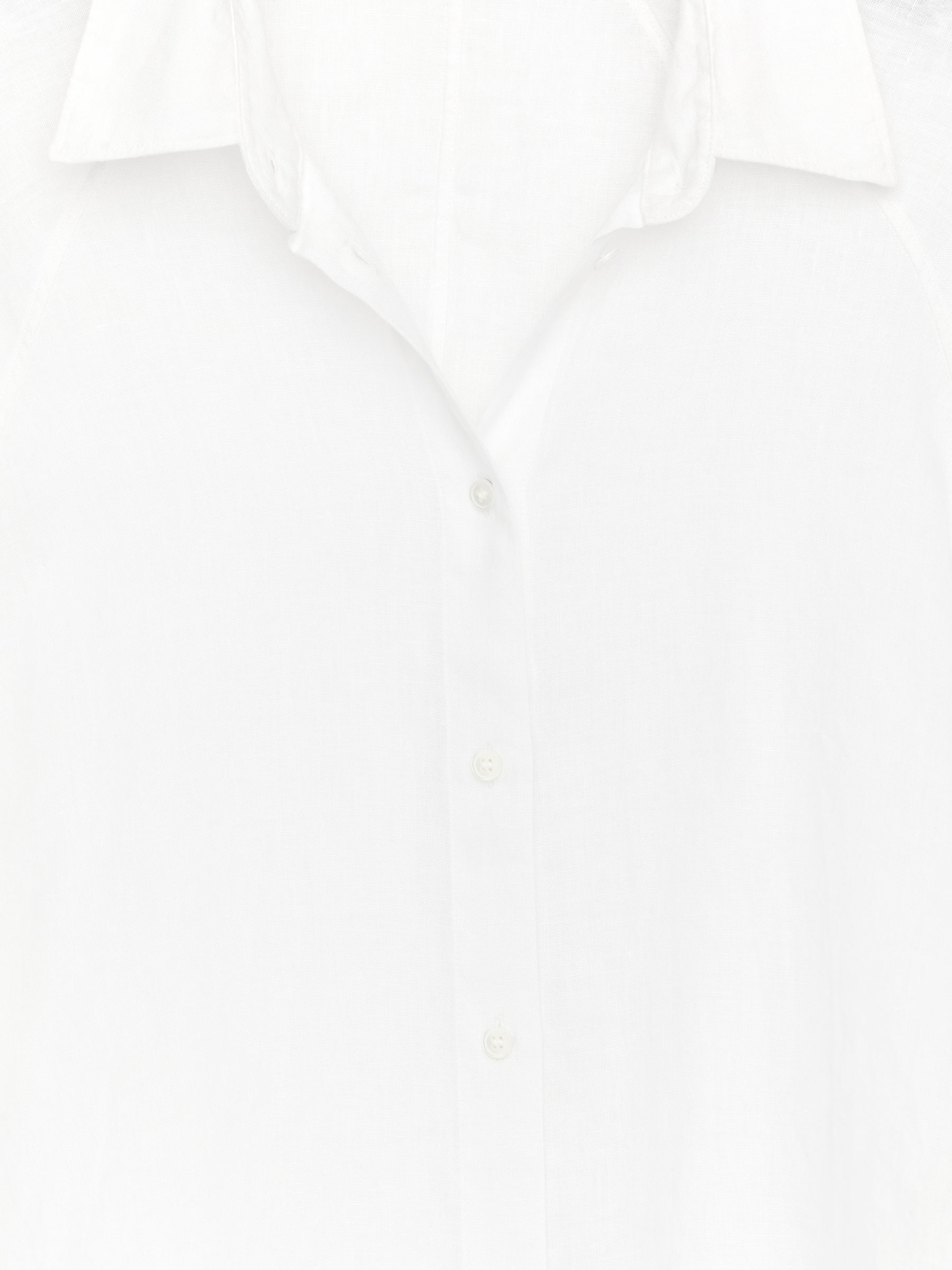 Camisa de lino holgada - Blanco - Corte holgado - Women - StillMedia/DescriptiveDetail - 2