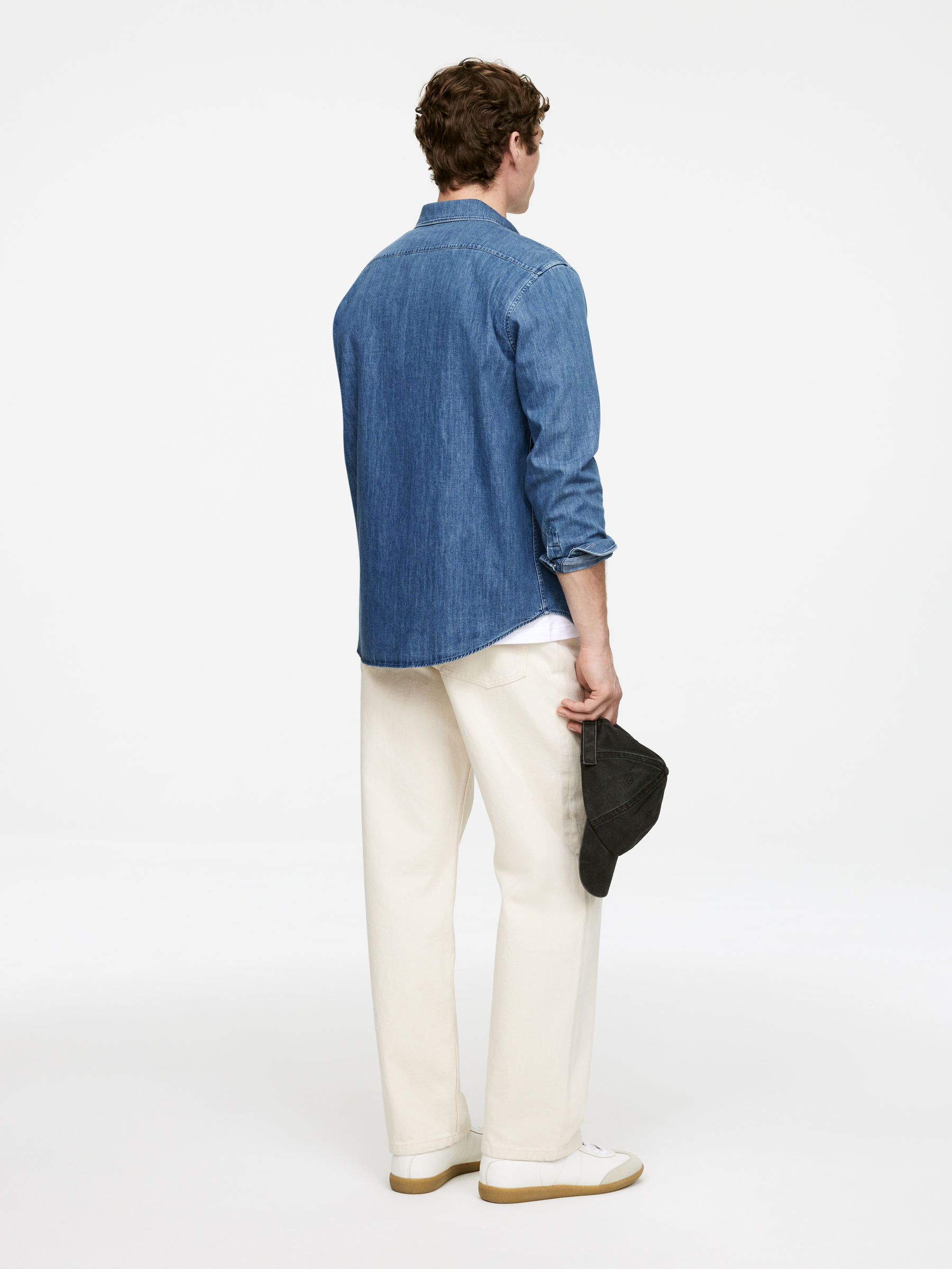 Denim Shirt - Washed Blue - Regular fit - Men - StillMedia/Lookbook - 19