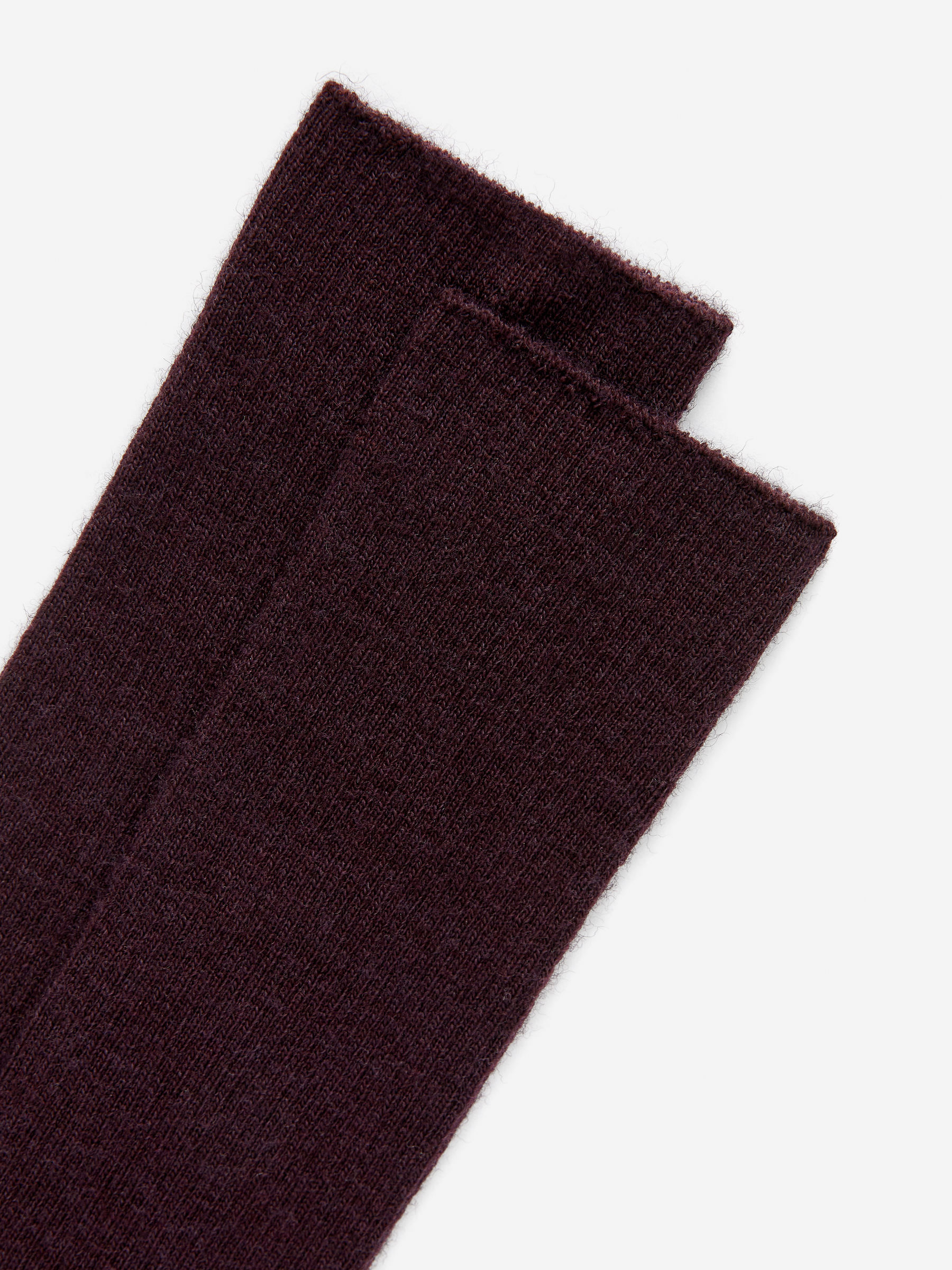 Wool-Blend Rib Socks - Wine Red - Women - StillMedia/DescriptiveDetail - 1