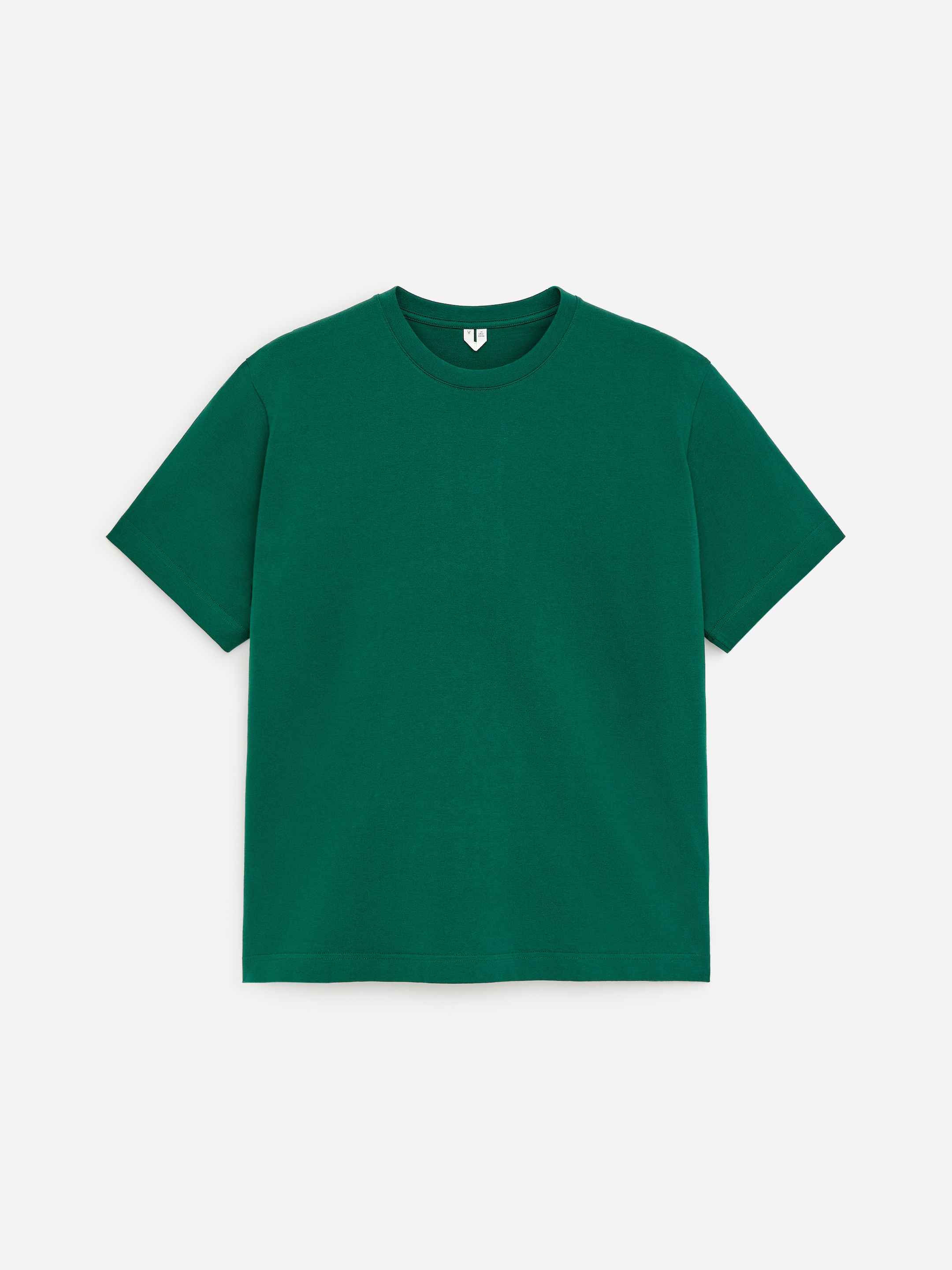 Camiseta relaxed fit de 220 GSM - Verde oscuro - Corte estándar - Men - StillMedia/DescriptiveStillLife - 1