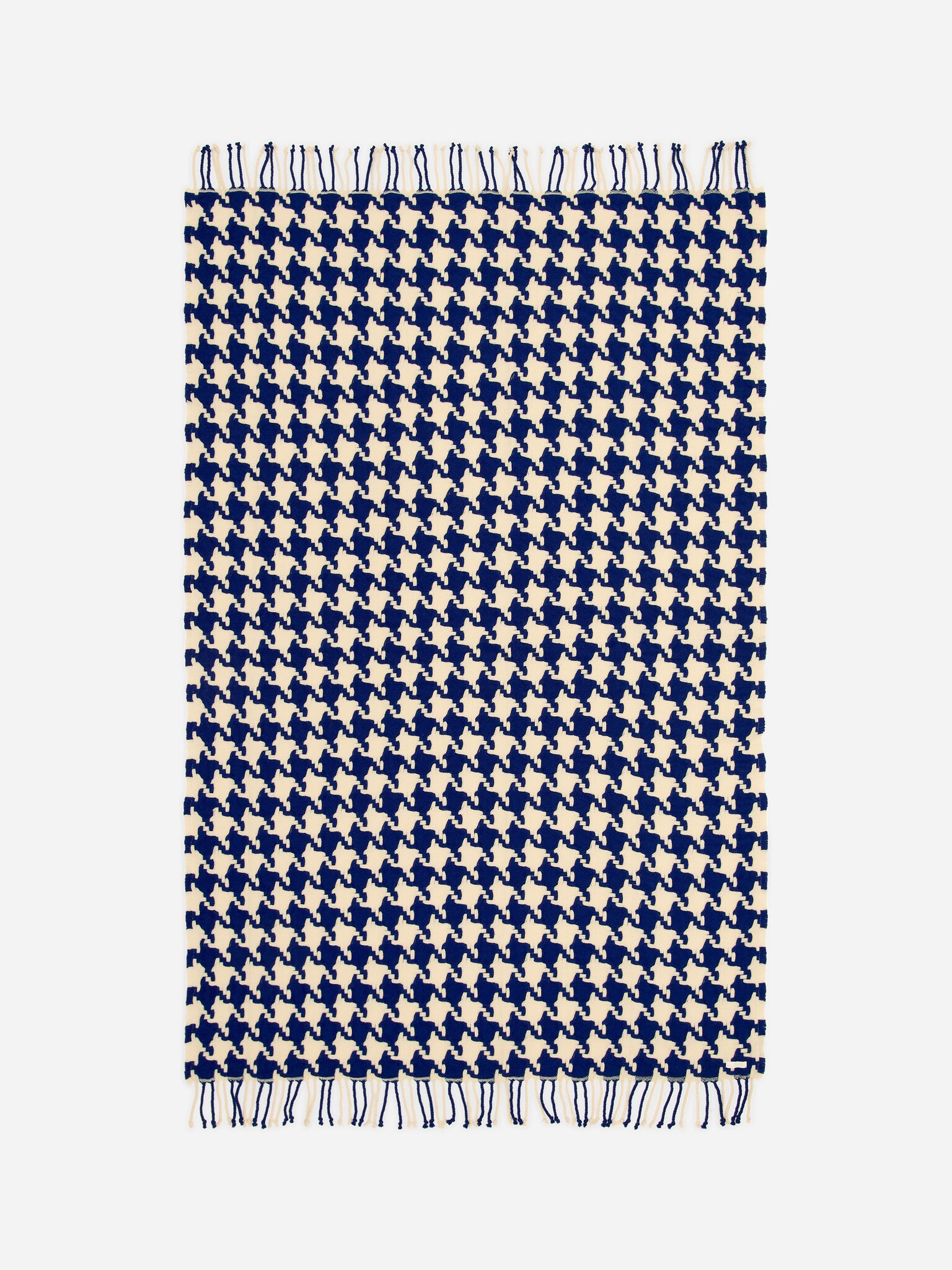 Ullteppe - Blå/off white/Rød/off white