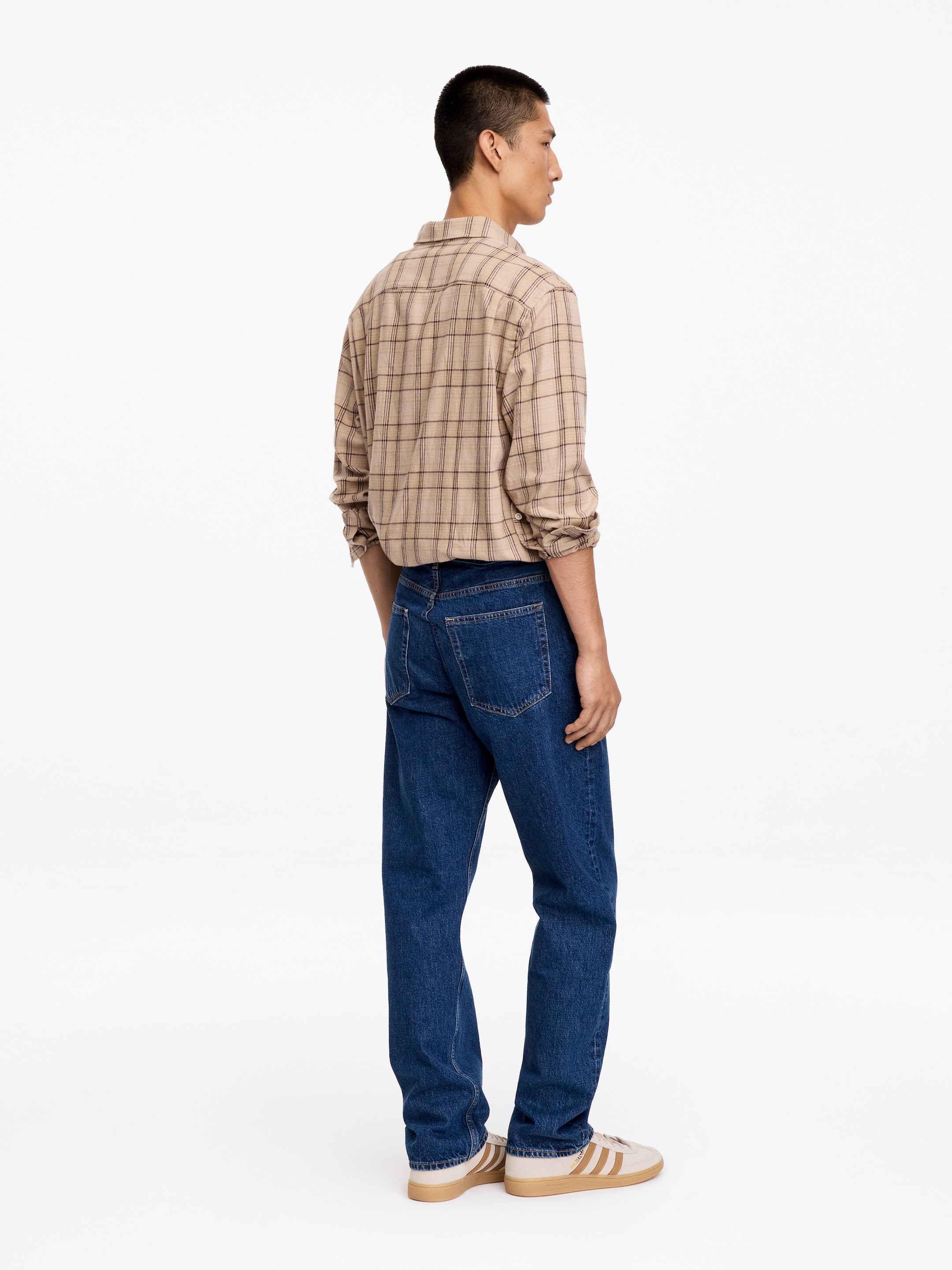 OCEAN Loose Straight Jeans - Mittelblau - Loose Fit - men - StillMedia/Lookbook - 4