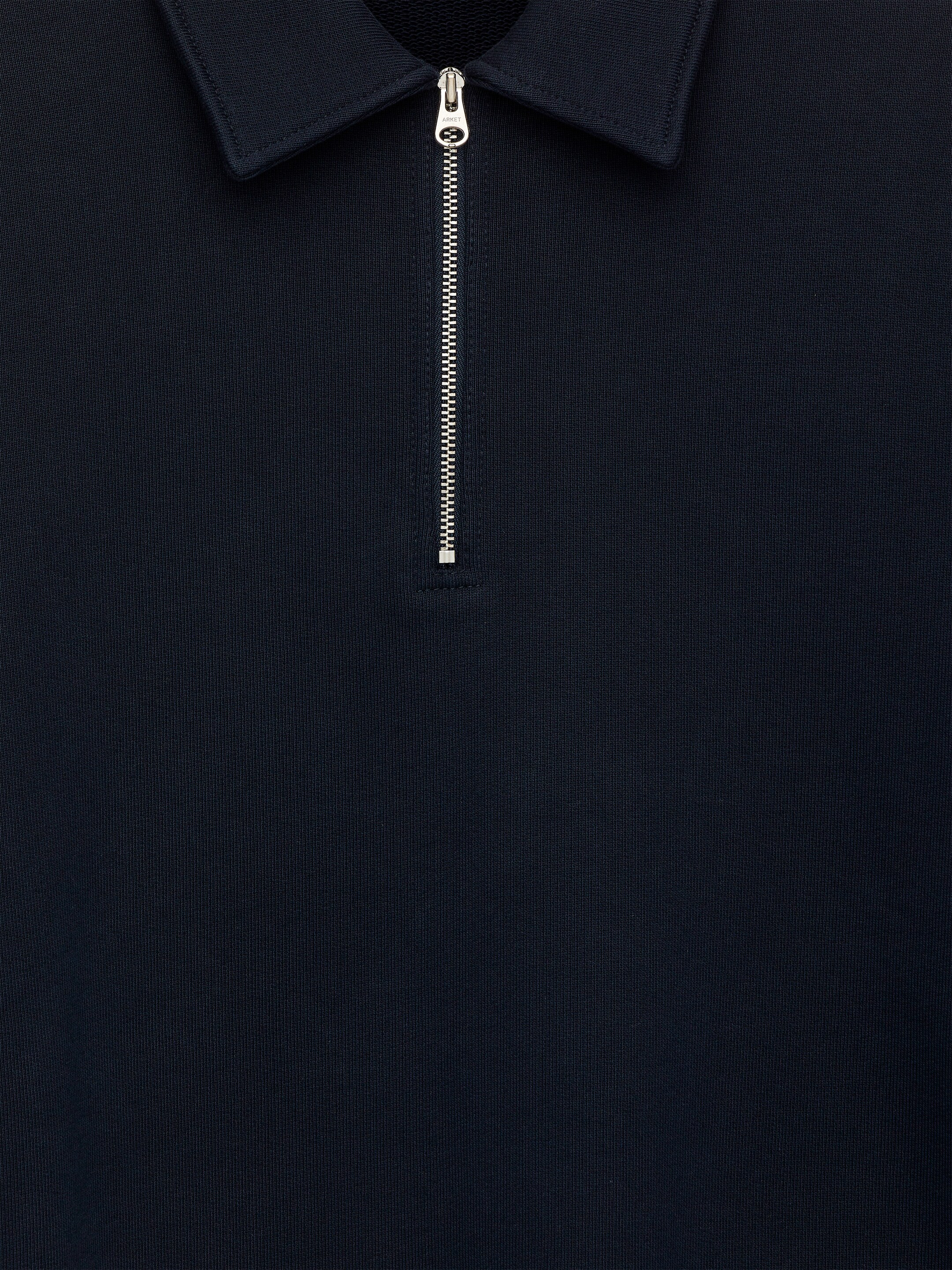 Ver imagem maior: Sweatshirt de algodão com meio fecho - Azul escuro - HOMEM | H&M PT 6