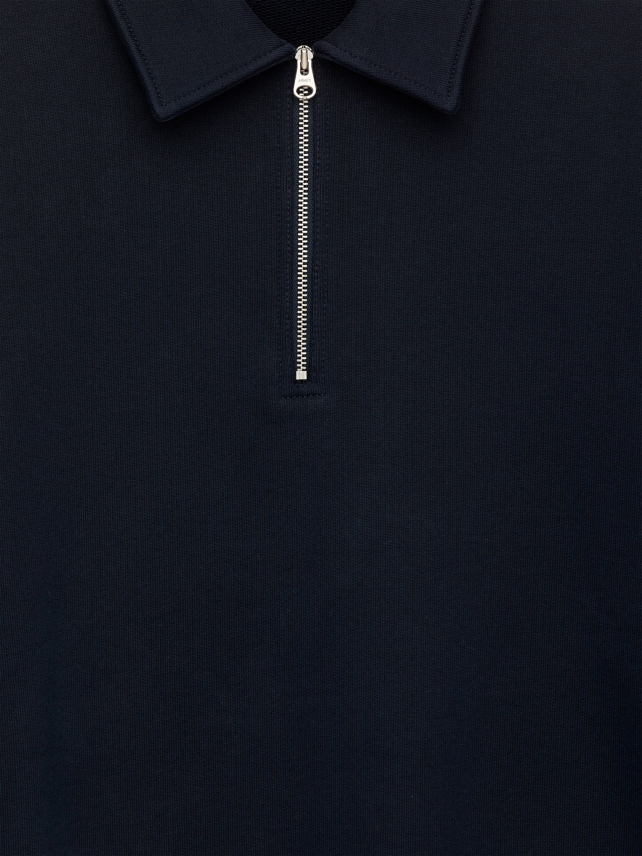 Sweat demi-zippé en coton - Bleu foncé - Regular fit - Homme - StillMedia/DescriptiveDetail - 2