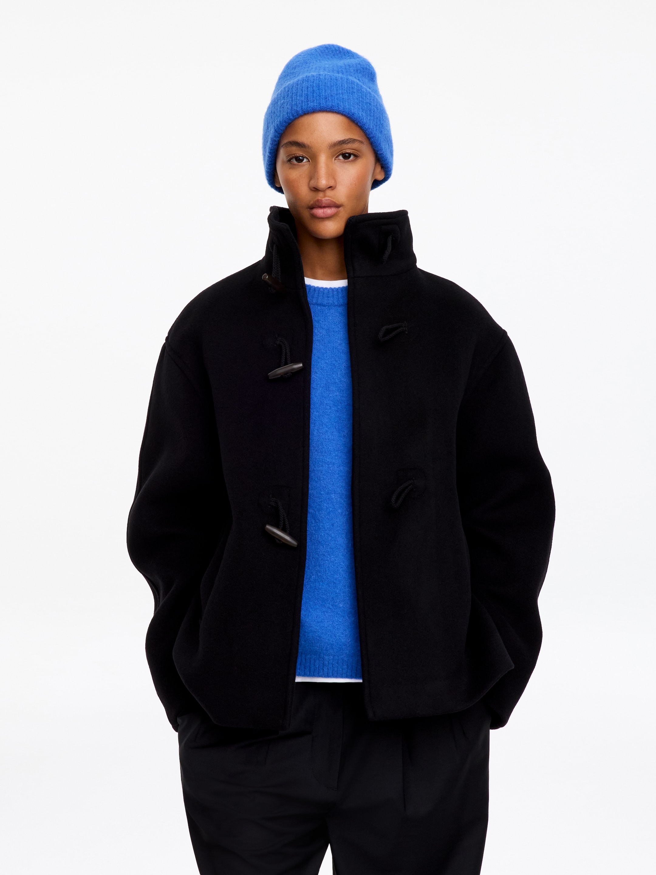 Beanie aus Alpakawollmischung - Blau - women - StillMedia/Lookbook - 2