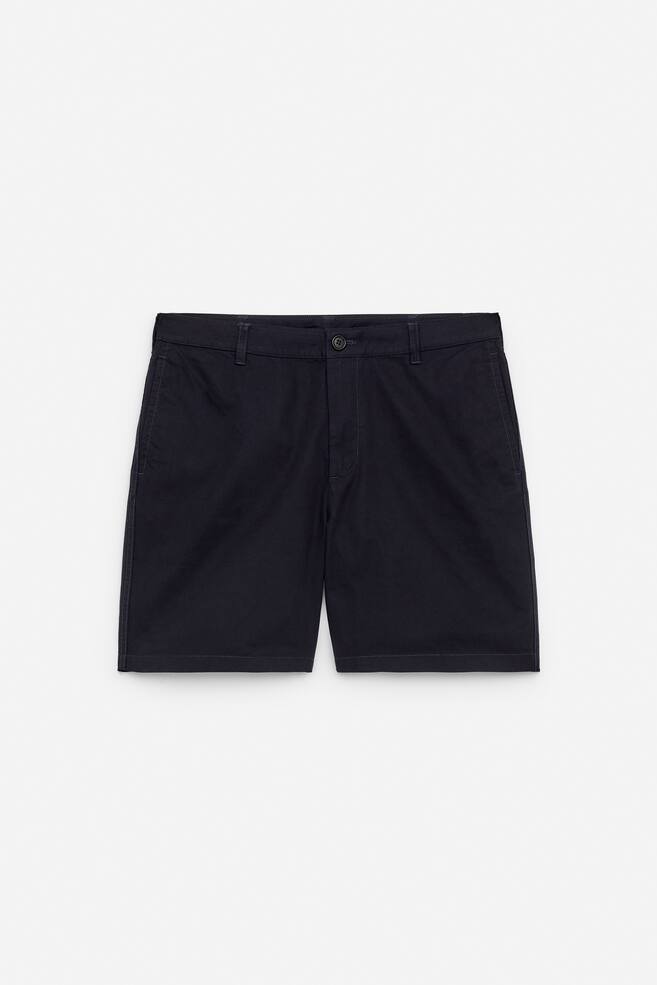 Cotton Shorts - Dark Blue - 1