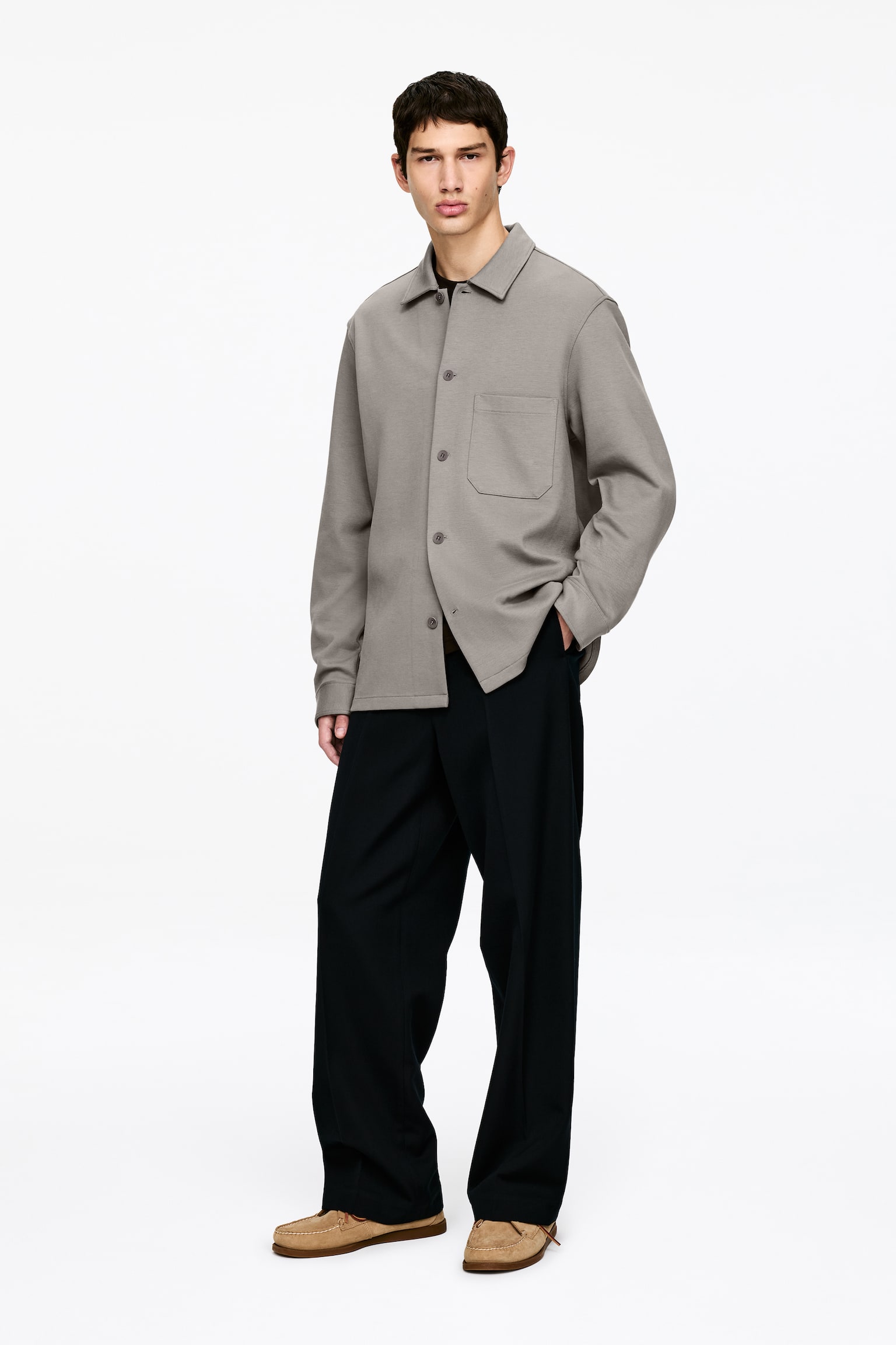 Overshirt - Mullvadsgrå/Mörkblå - 5