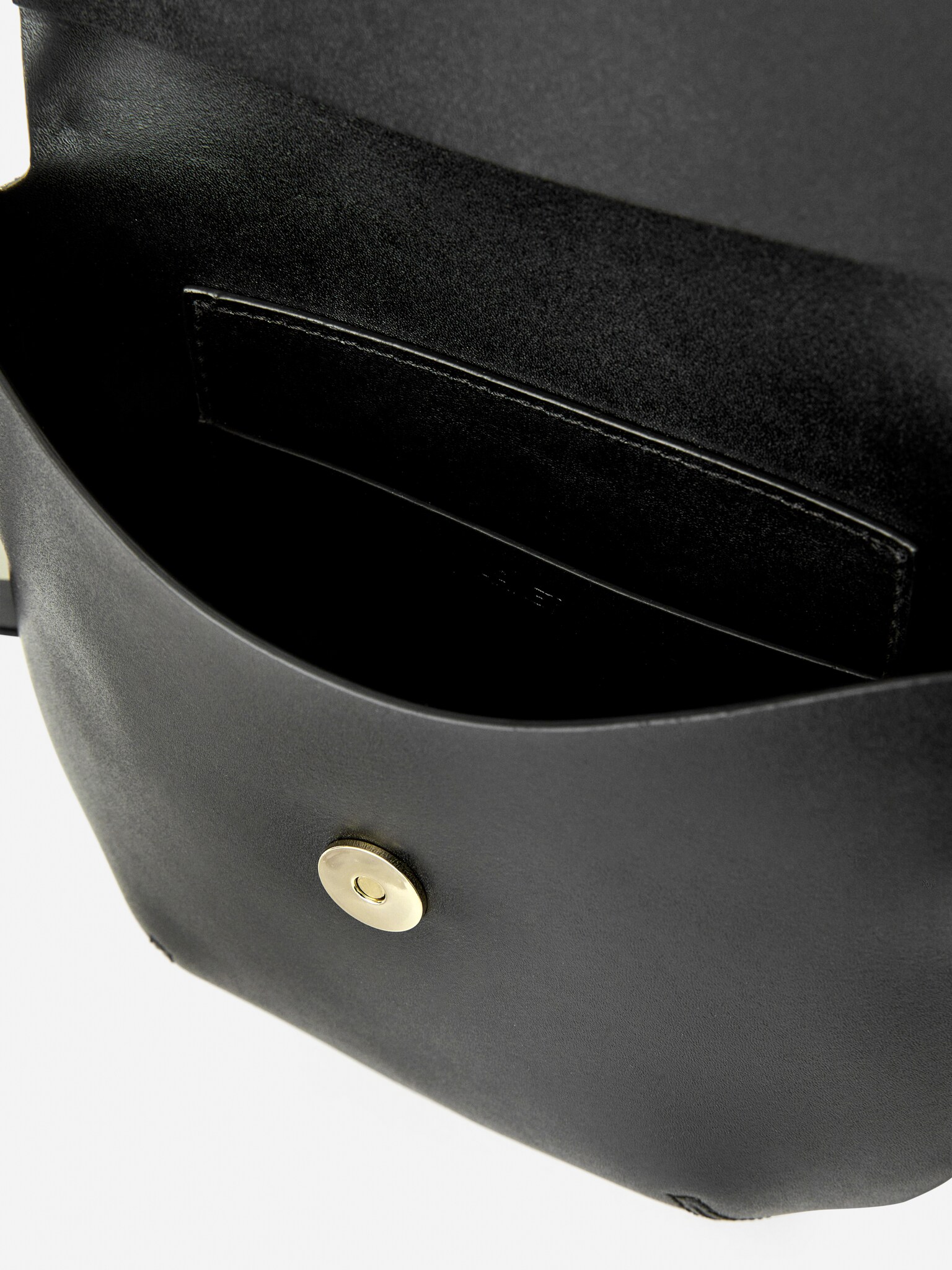 Sac en cuir à bandoulière - Noir/Rouge foncé/Jaune - 4