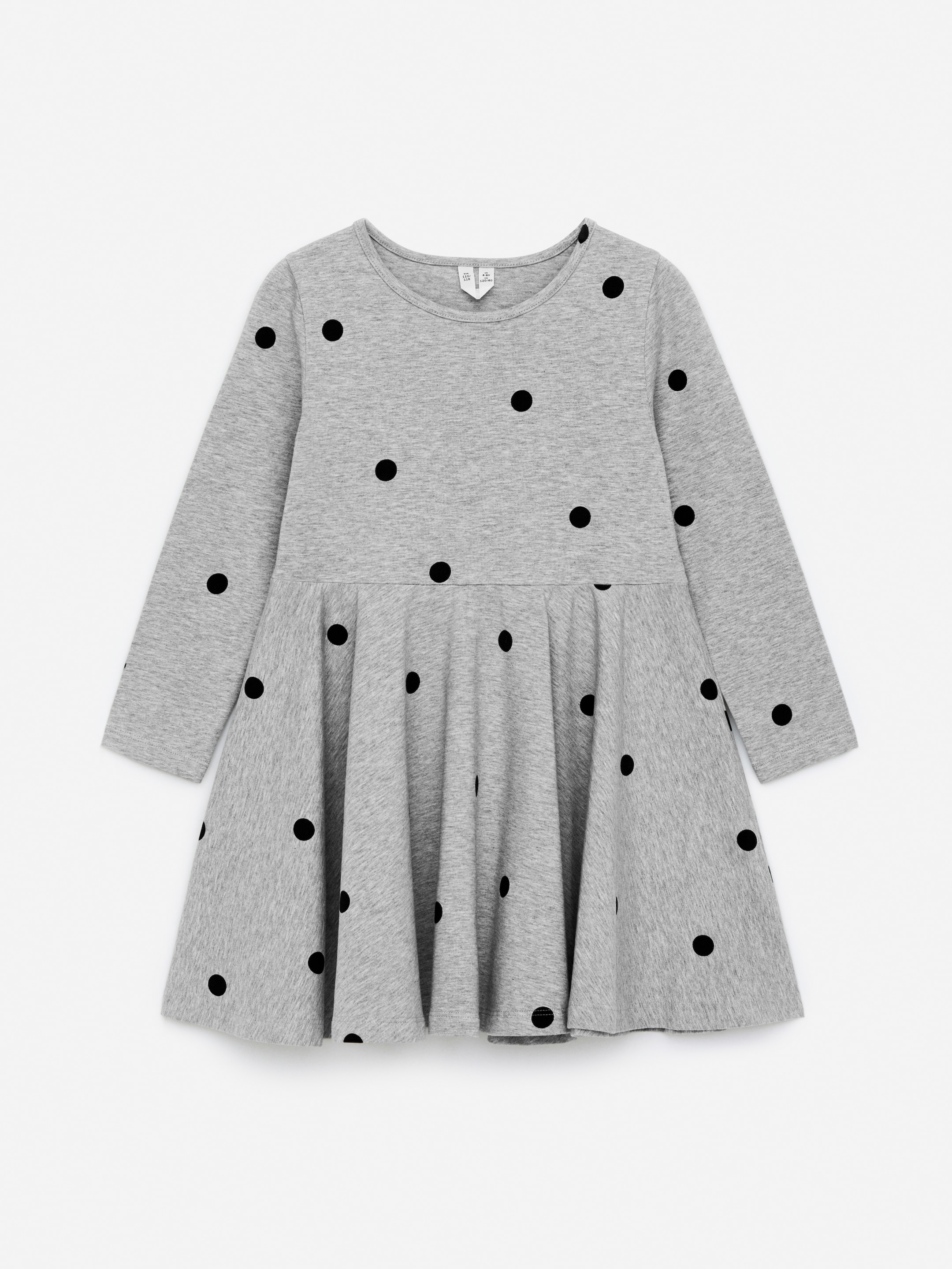 Grotere afbeelding bekijken: Jersey jurk - Grijs/zwart - KINDEREN | H&M NL 1