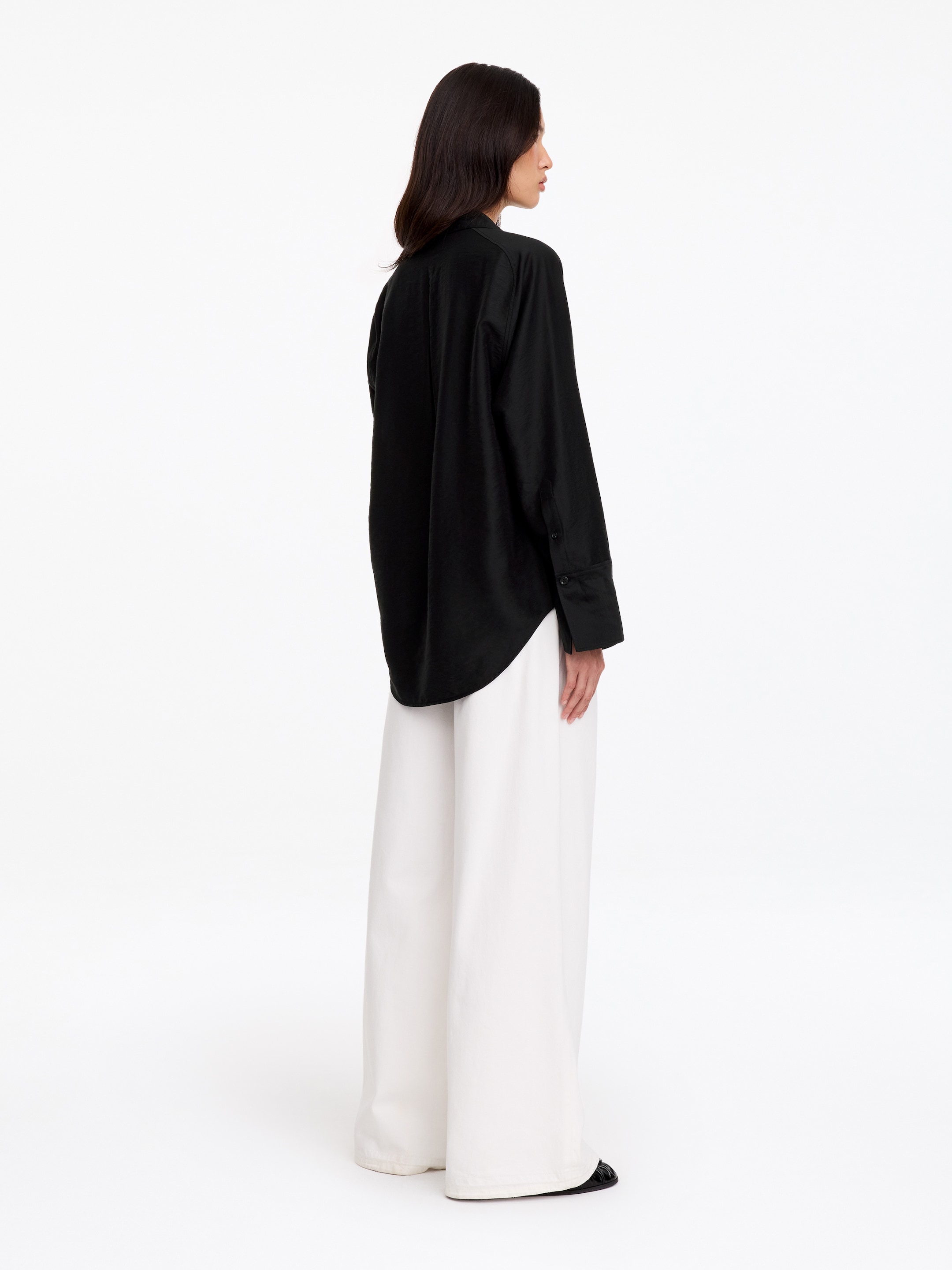Tailored Shirt Blazer - Black - Relaxed fit - women - StillMedia/Lookbook - 8