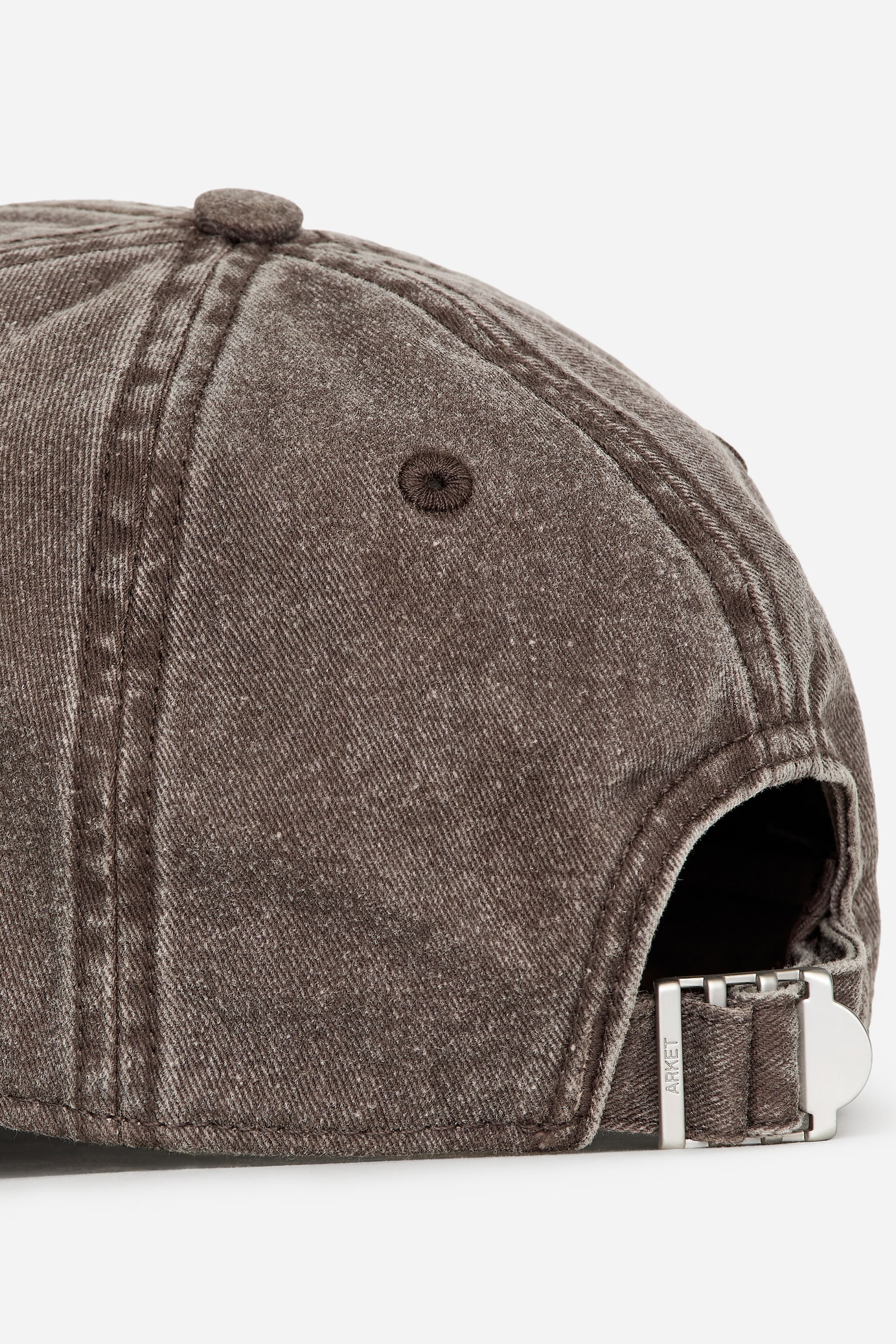 Keps i tvättad bomull - Tvättad brun/Blå - 4