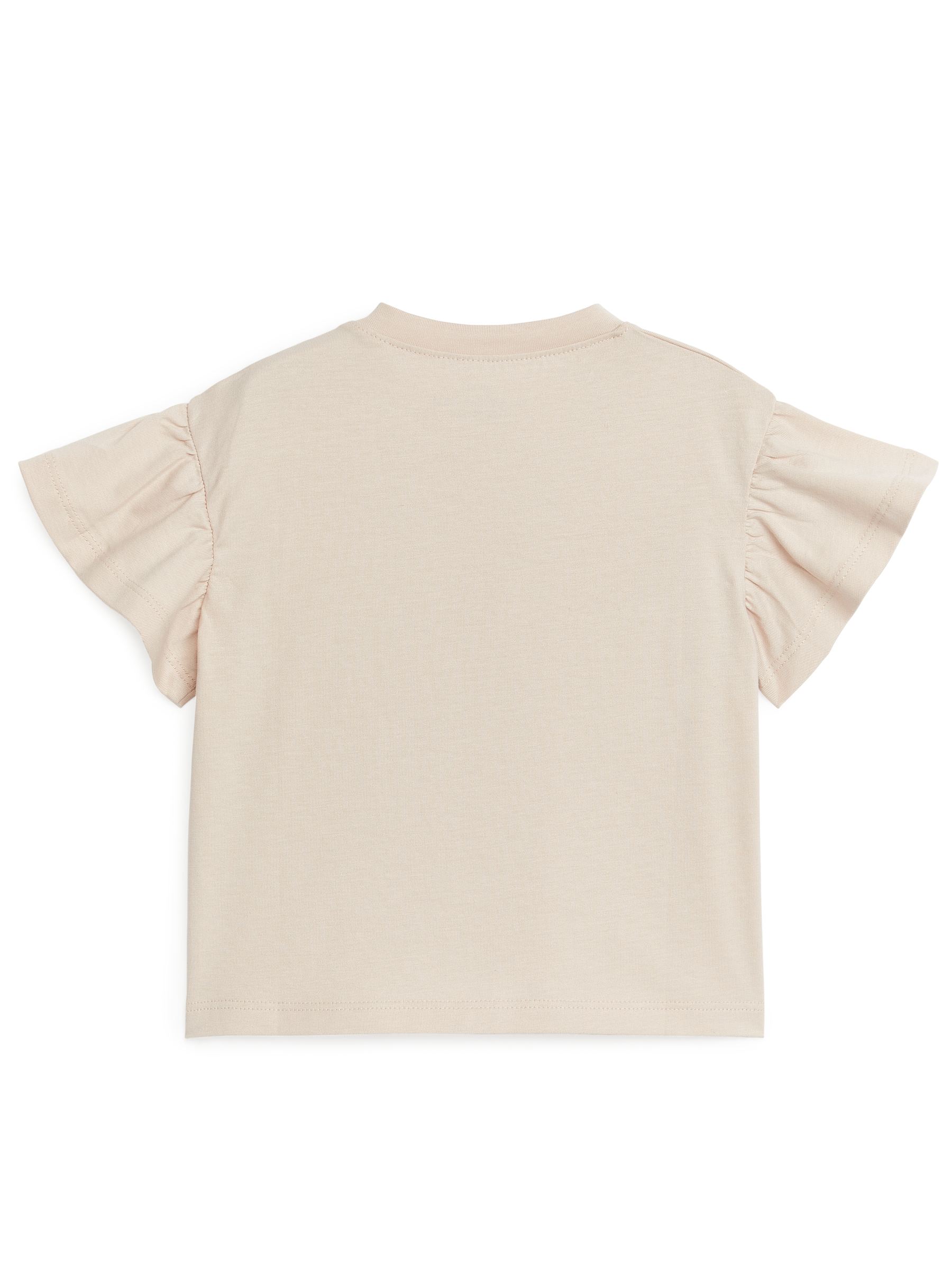 T-Shirt mit Rüschen - Beige - Regular Fit - Kinder - StillMedia/DescriptiveStillLife - 1