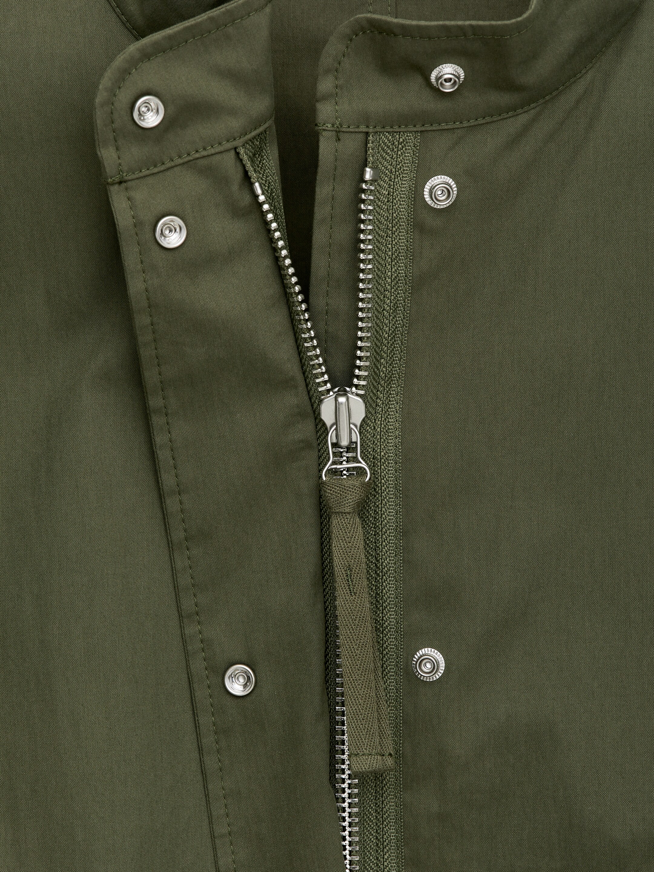 Zobrazit větší obrázek: Parka s rybím ocasem bez podšívky - Khaki zelená - ŽENY | H&M CZ 3
