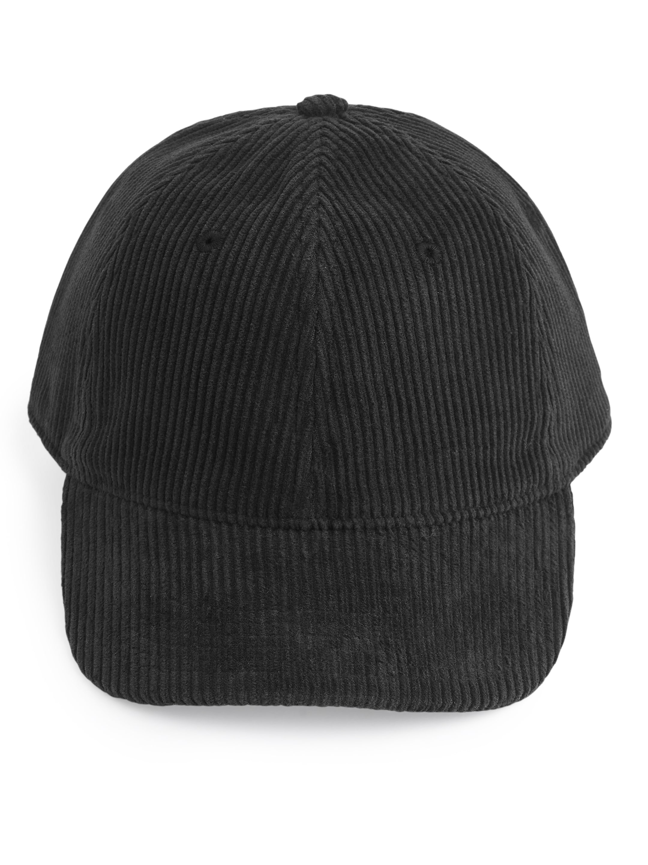 Corduroy Cap - Black - Men - StillMedia/DescriptiveStillLife - 1