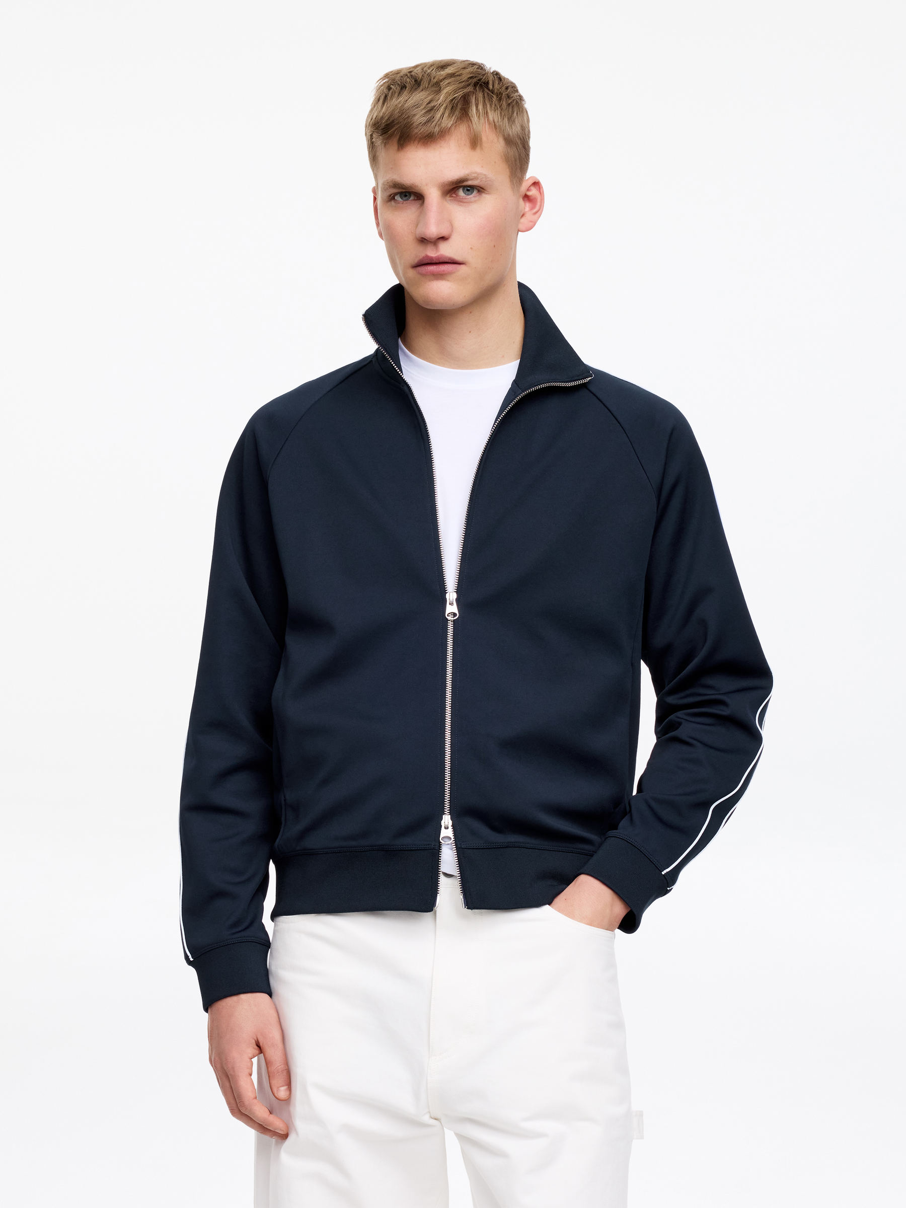 Chaqueta de chándal WCT - Azul oscuro - Corte estándar - Men - StillMedia/Lookbook - 4