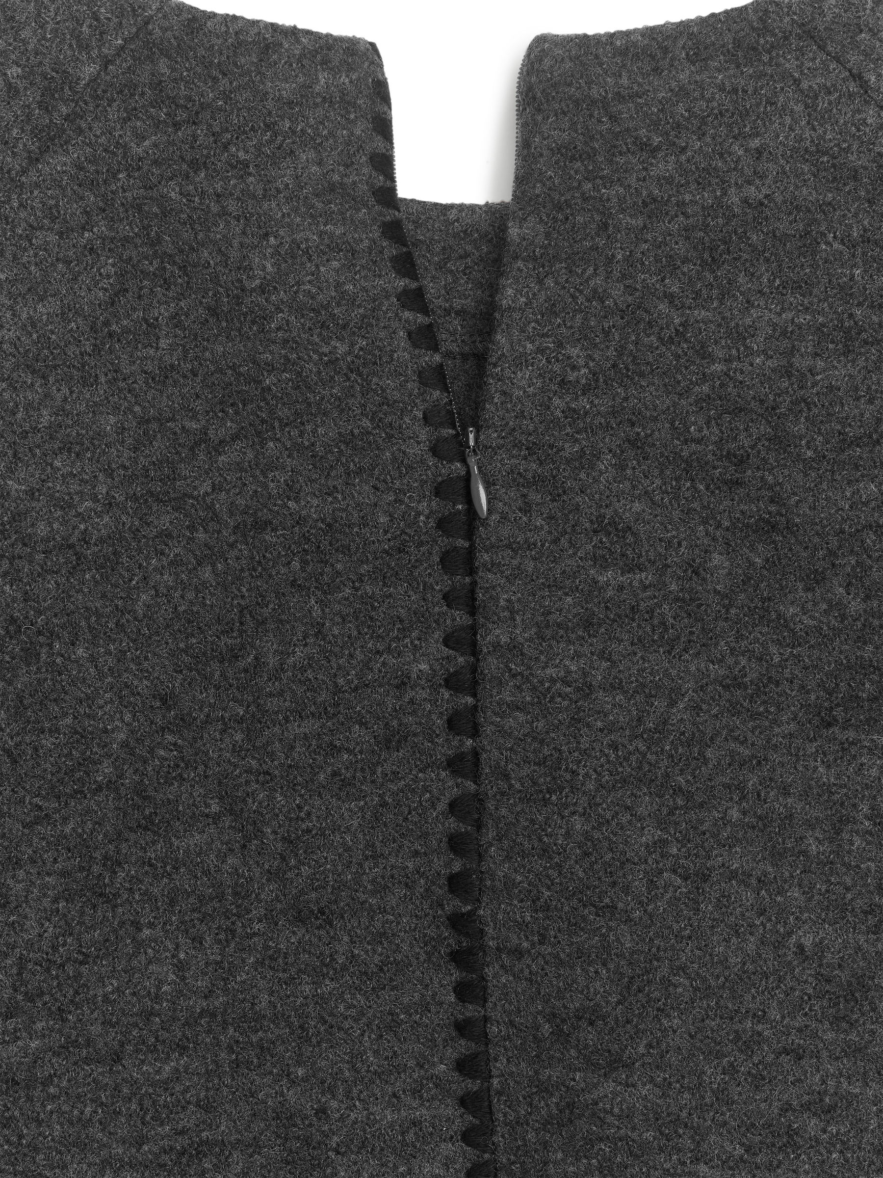 Sweatshirt aus Koch- und Baumwolle - Dunkelgrau meliert - Oversize - Damen - StillMedia/DescriptiveDetail - 1