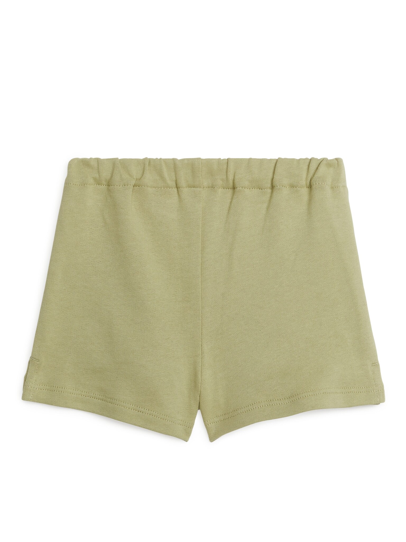 Cotton Terry Shorts - Khaki Green/Pink - 2
