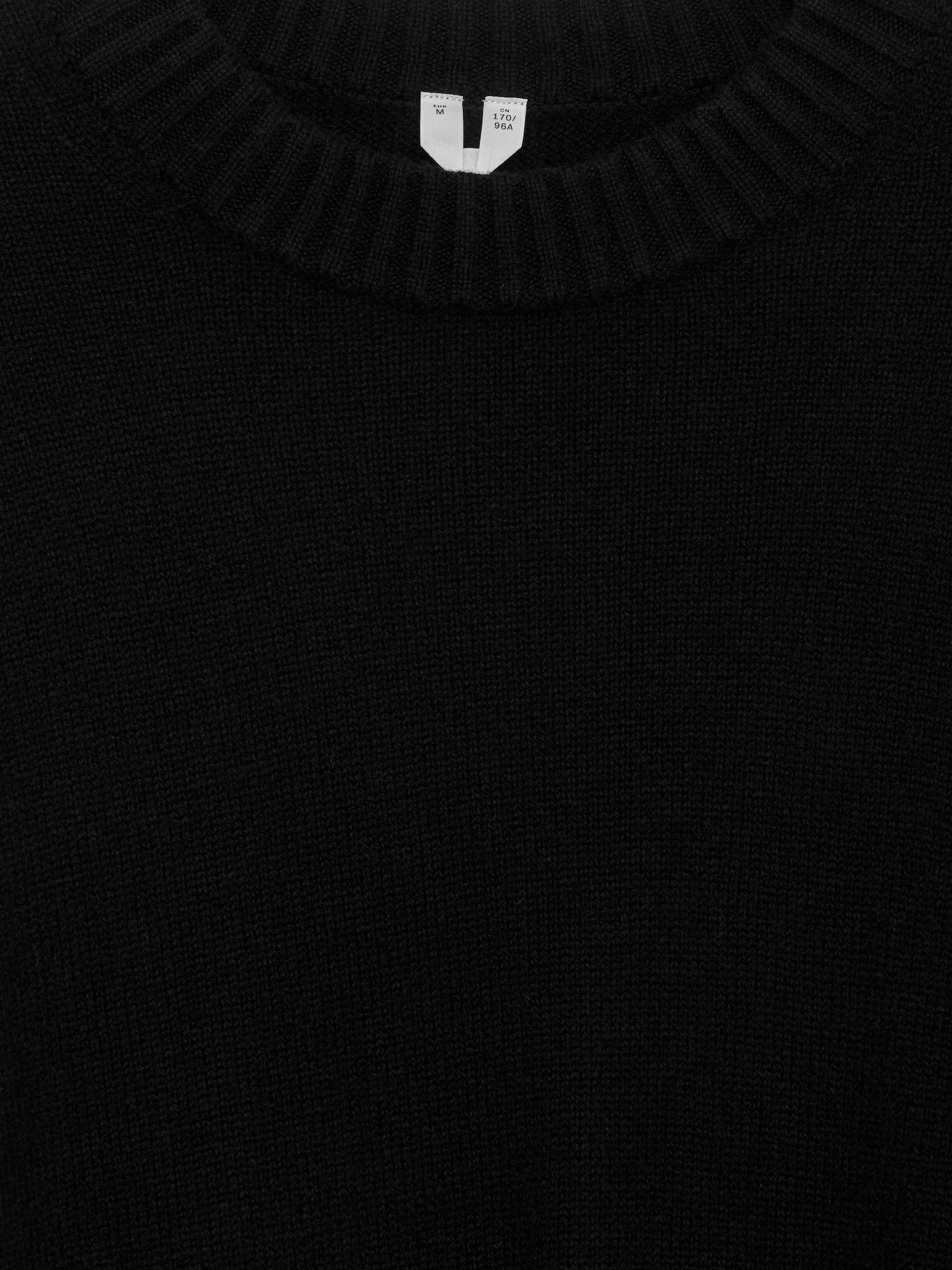 Pull oversize en pur cachemire​ - Noir - 3