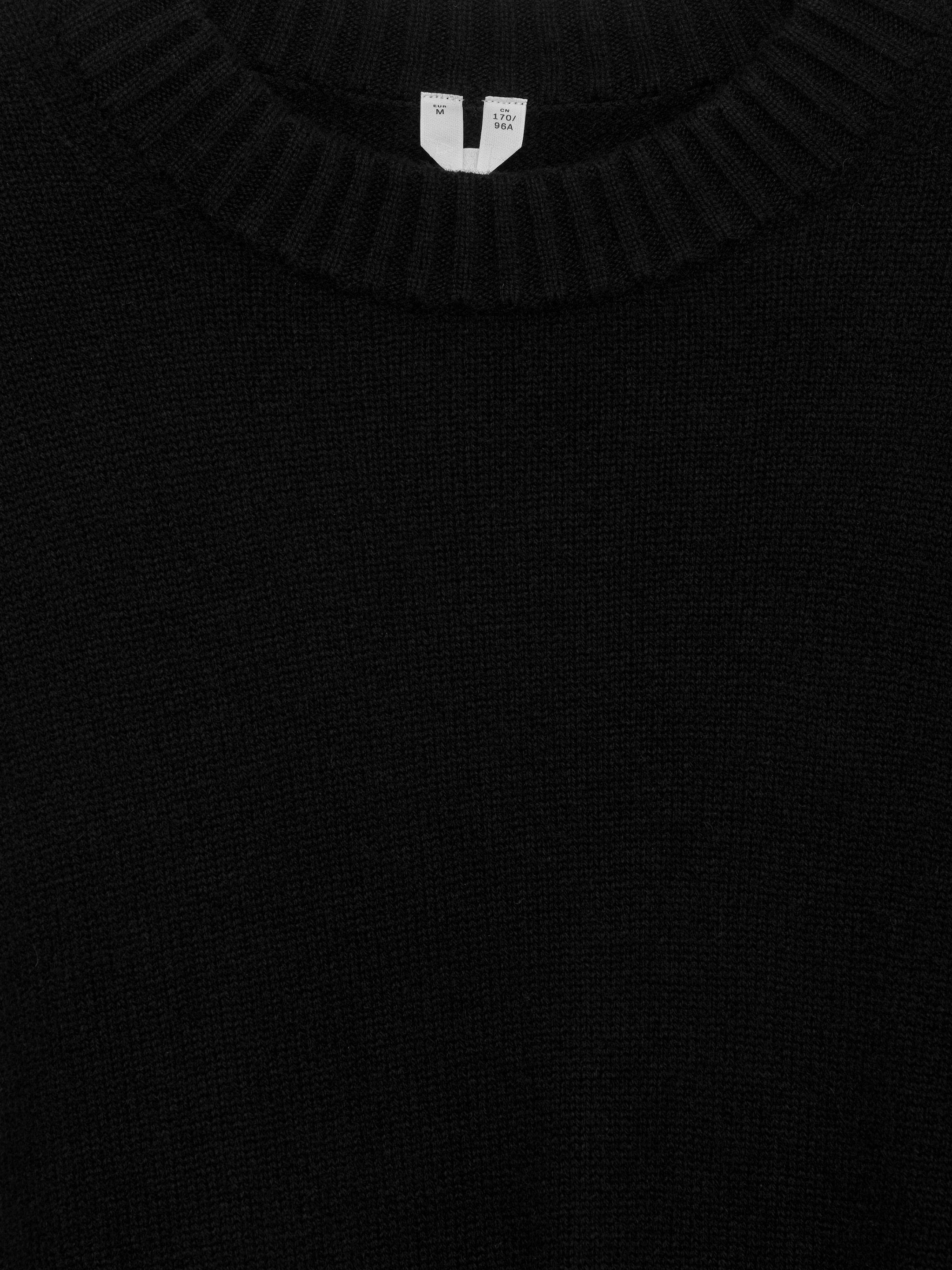 Oversized Pure Cashmere Jumper​ - Black - Relaxed fit - Women - StillMedia/DescriptiveDetail - 1