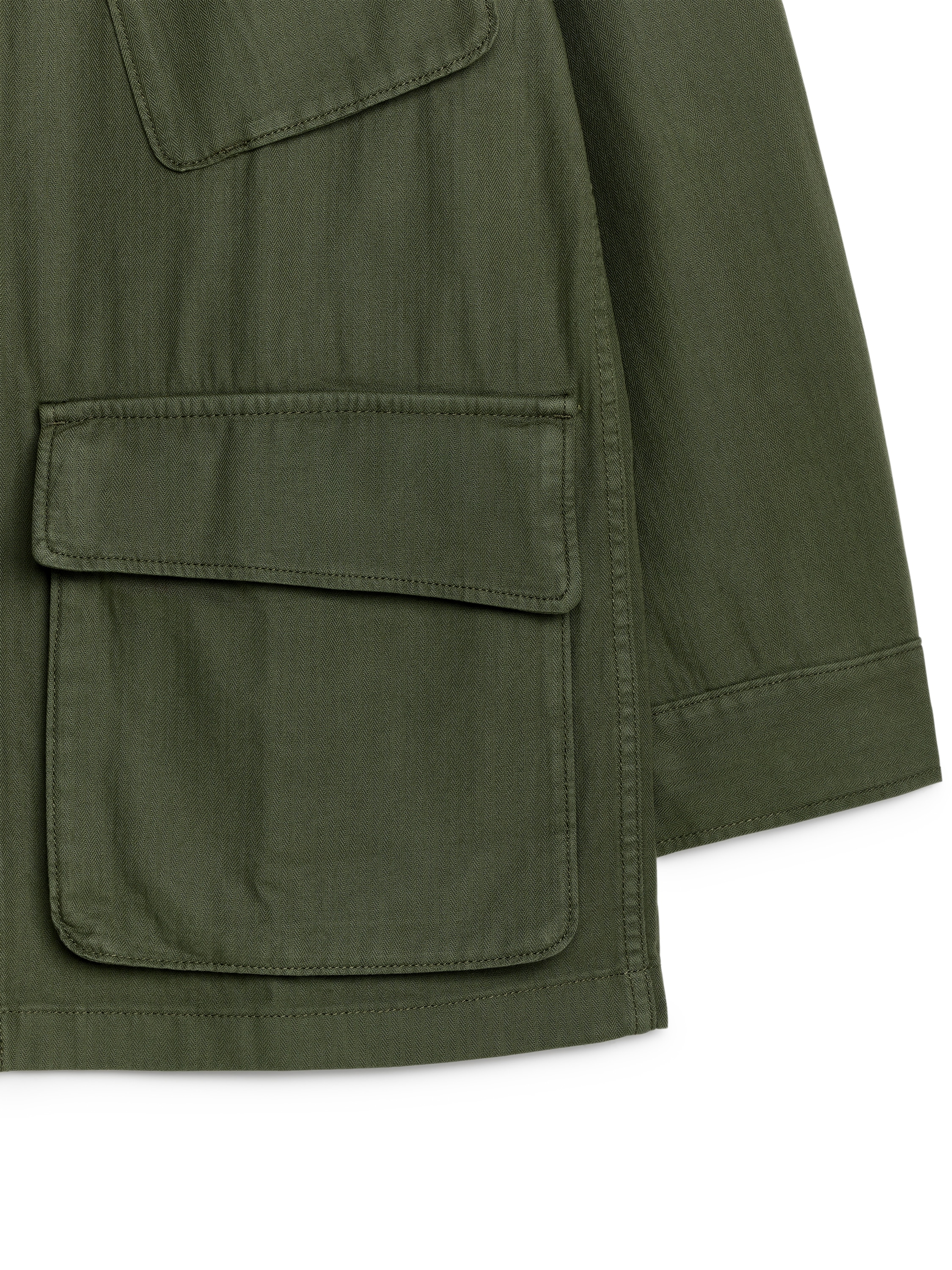 Utility Overshirt – Dark Green – Men – ARKET DK