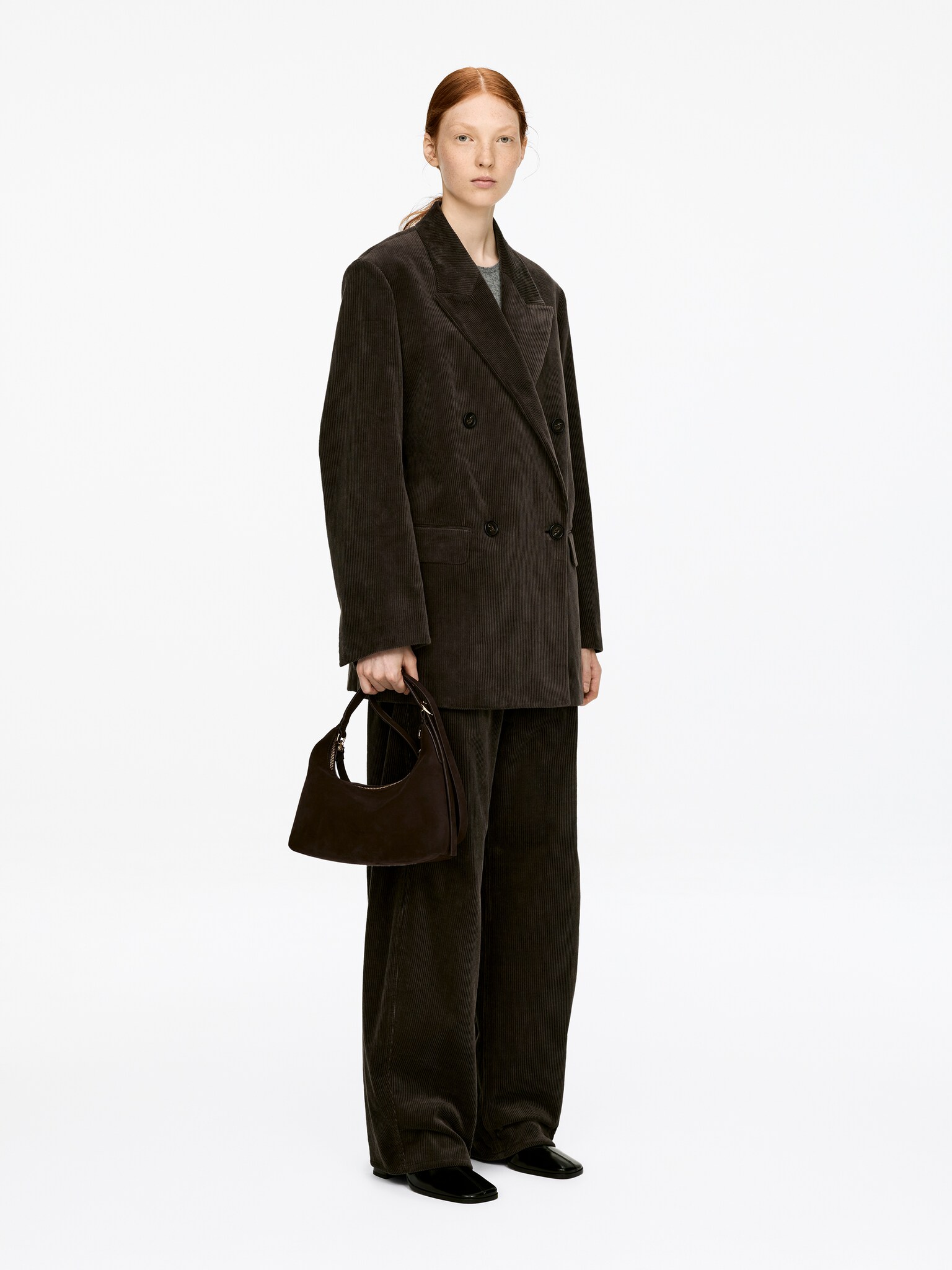 Sac en daim - Marron/Vert kaki/Marron/Beige - 5