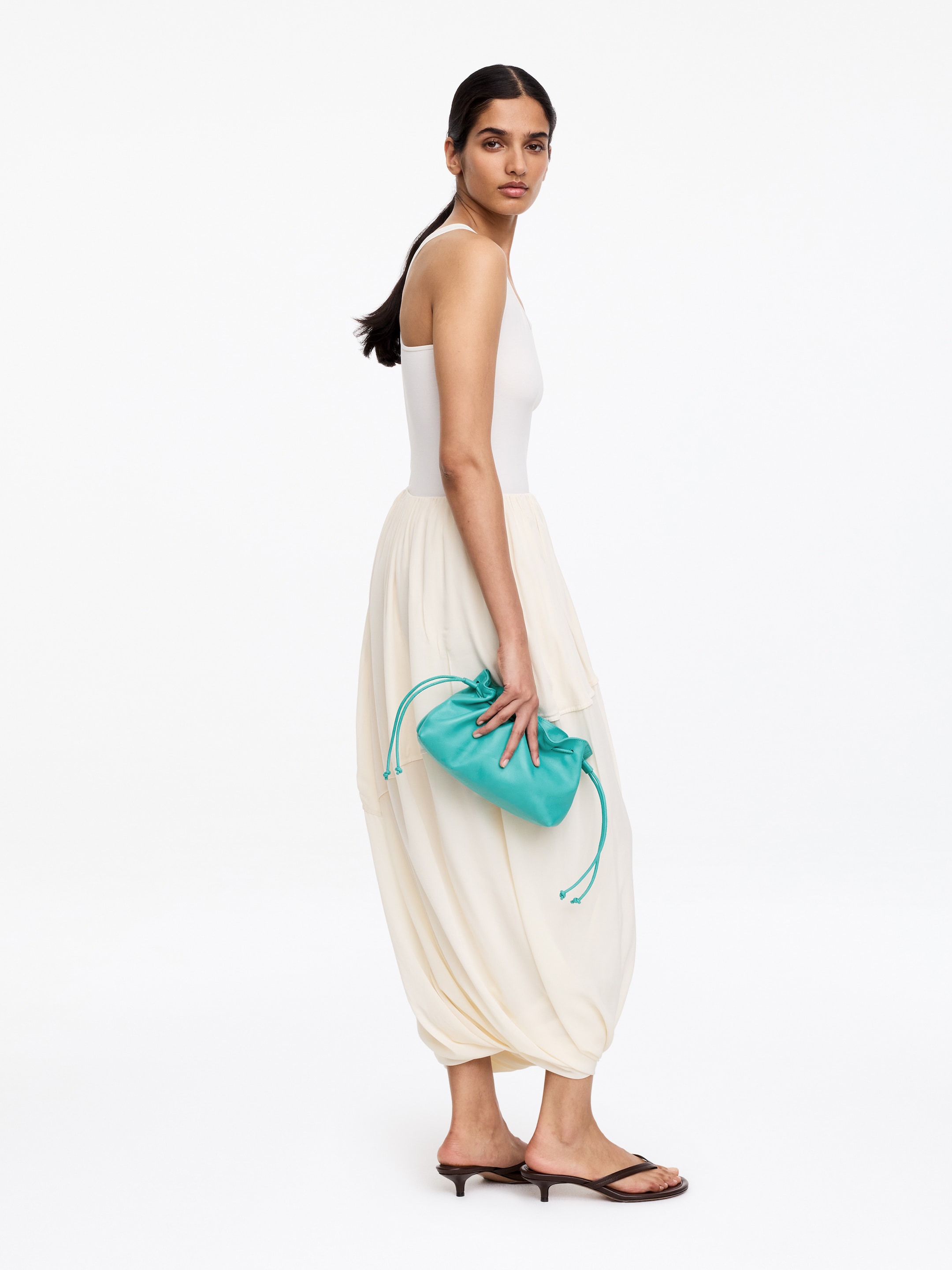 Mini Leather Pouch - Turquoise - Women - StillMedia/Lookbook - 5