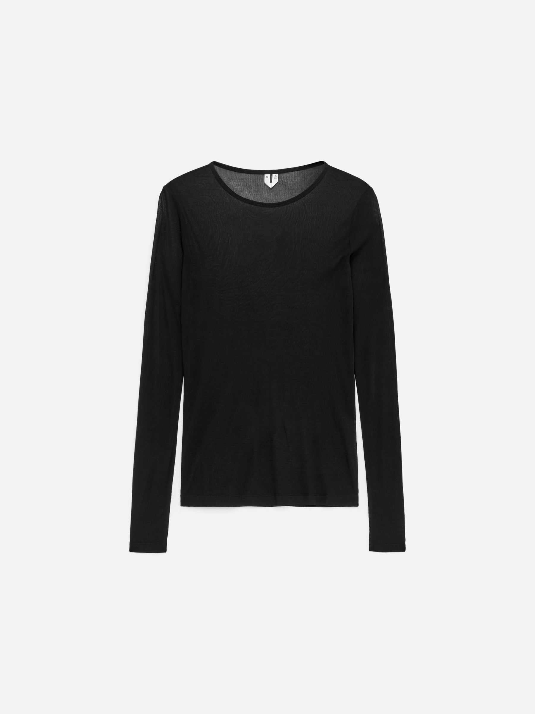 Sheer Silk Top-#333538-18166