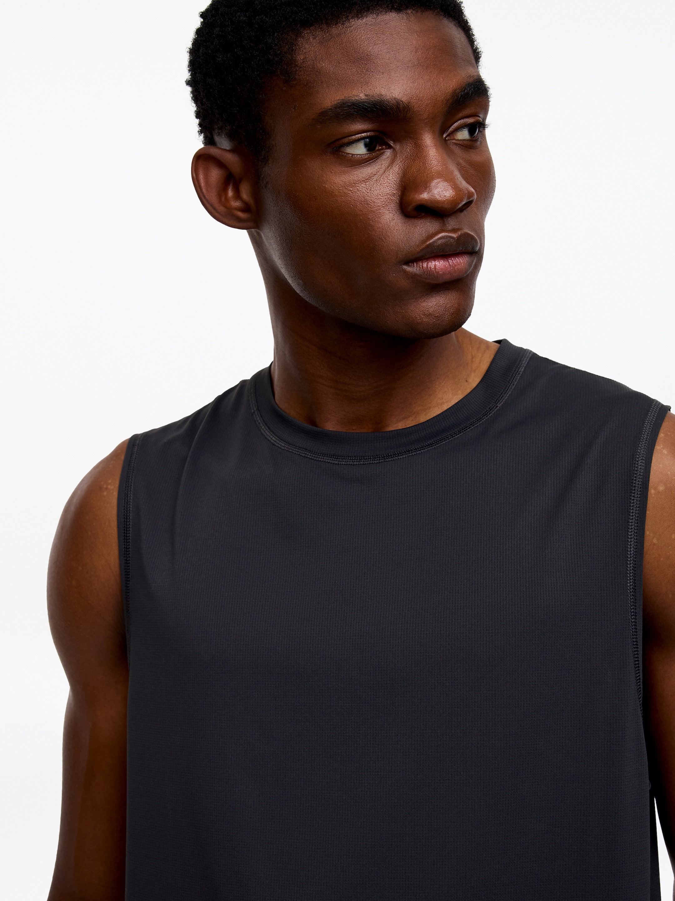 ARKET ACTIVE Tanktop - Dunkelblau - Relaxed Fit - Herren - StillMedia/Lookbook - 2