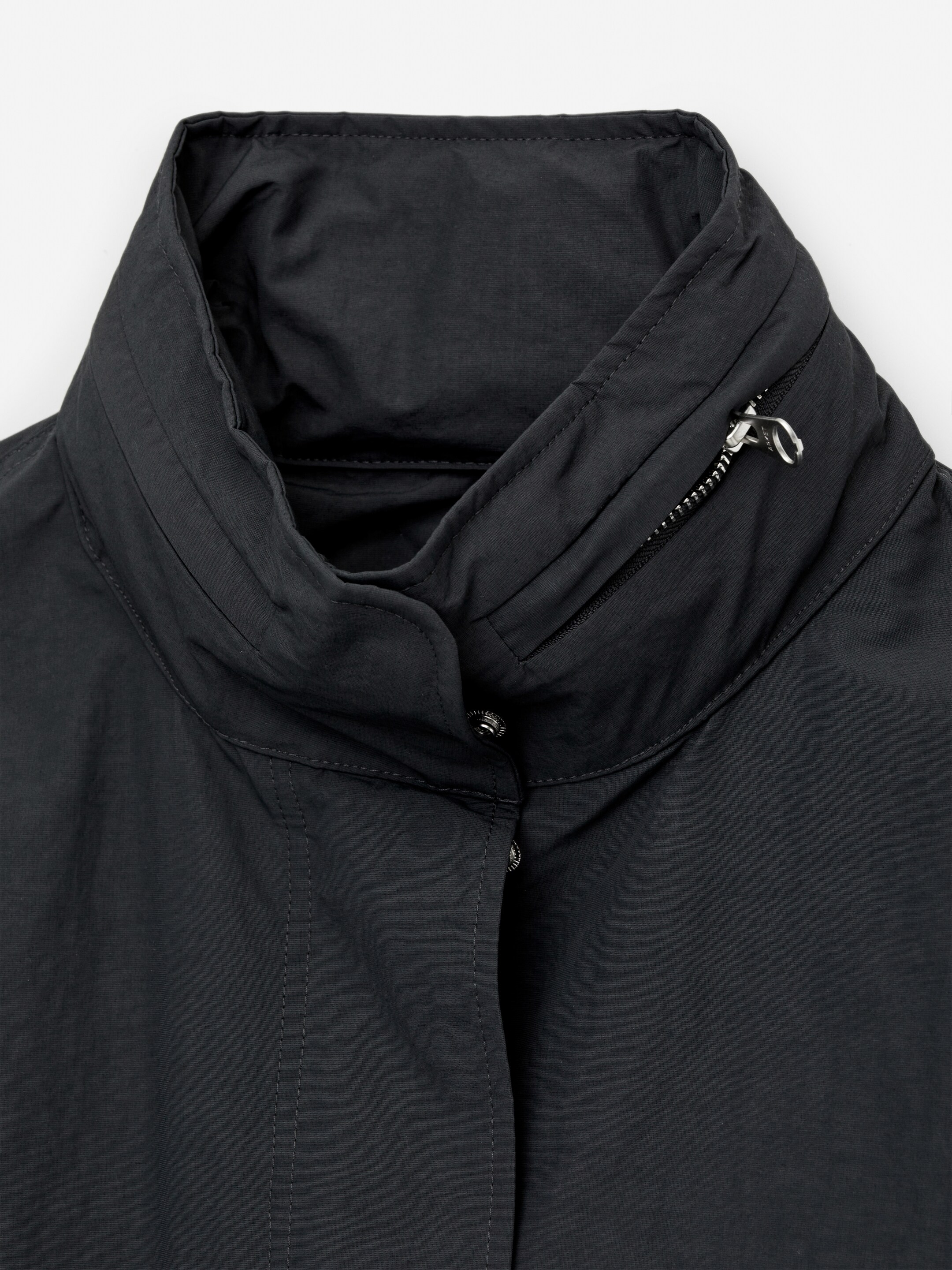 Ingrandisci l'immagine: Nylon Fishtail Parka - Dark Grey - DONNA | H&M CH 5