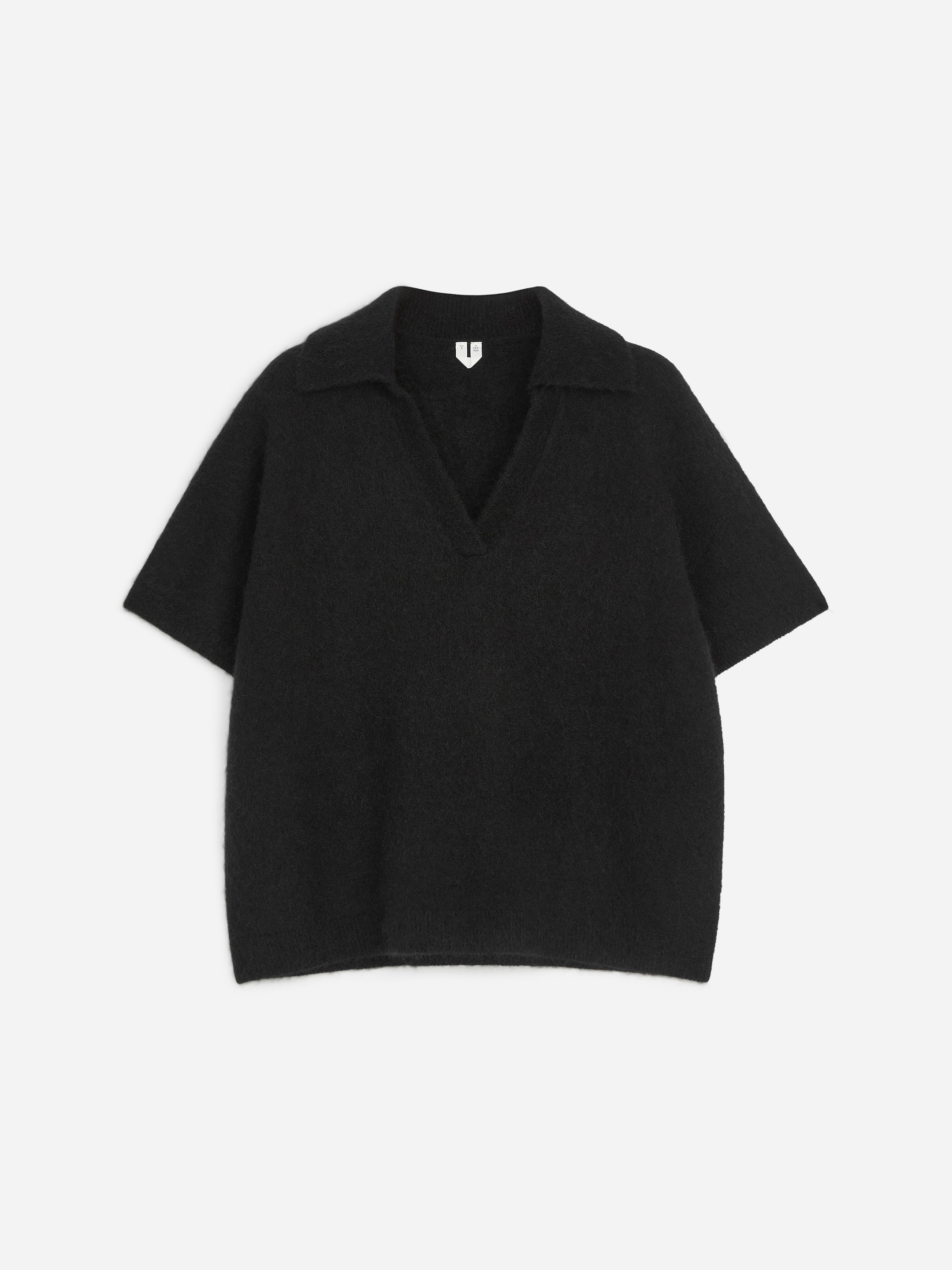 Maglione in stile polo - Nero - Loose fit - women - StillMedia/DescriptiveStillLife - 1