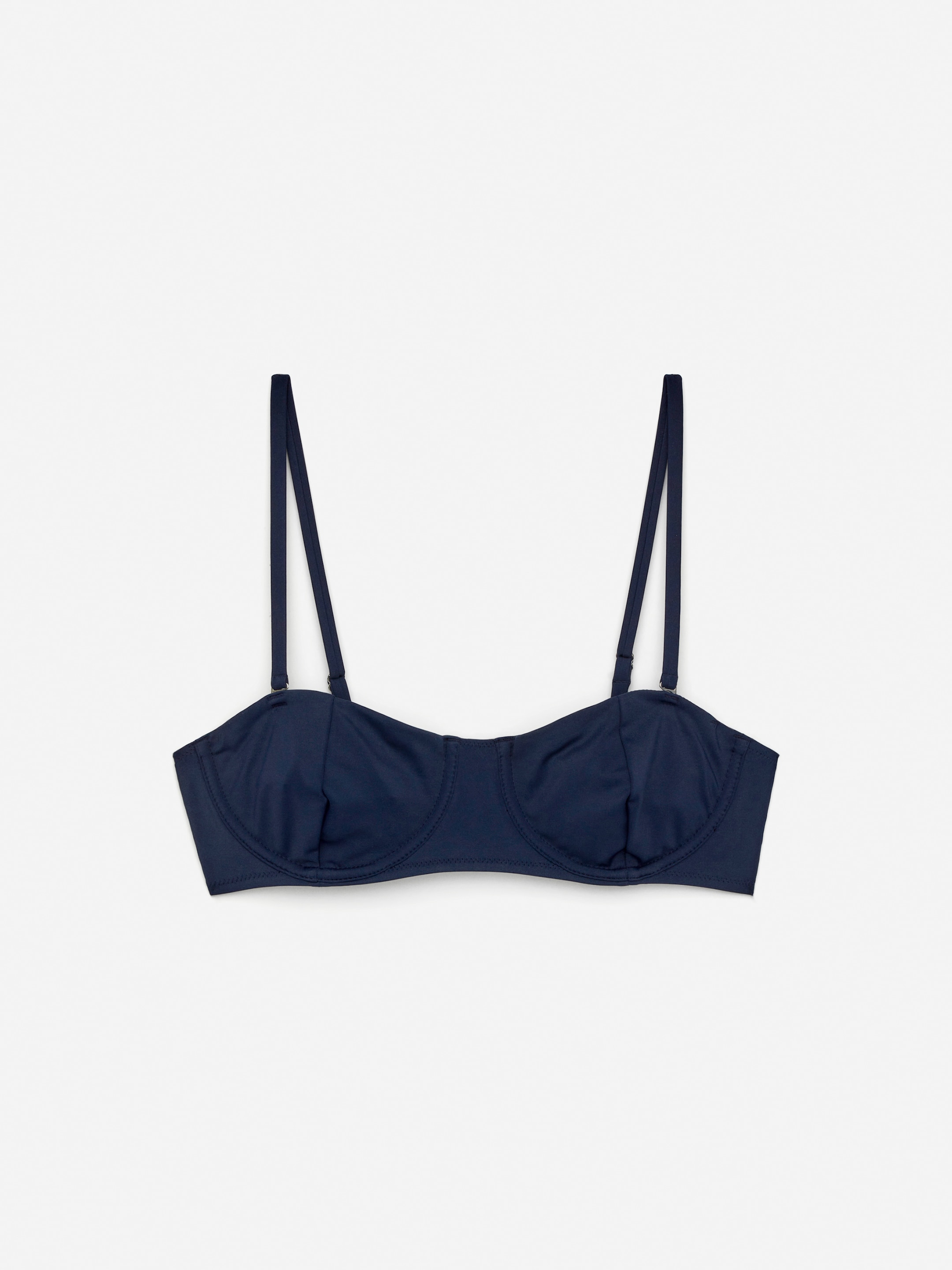 Bandeau Bikini Top-Blue-15546