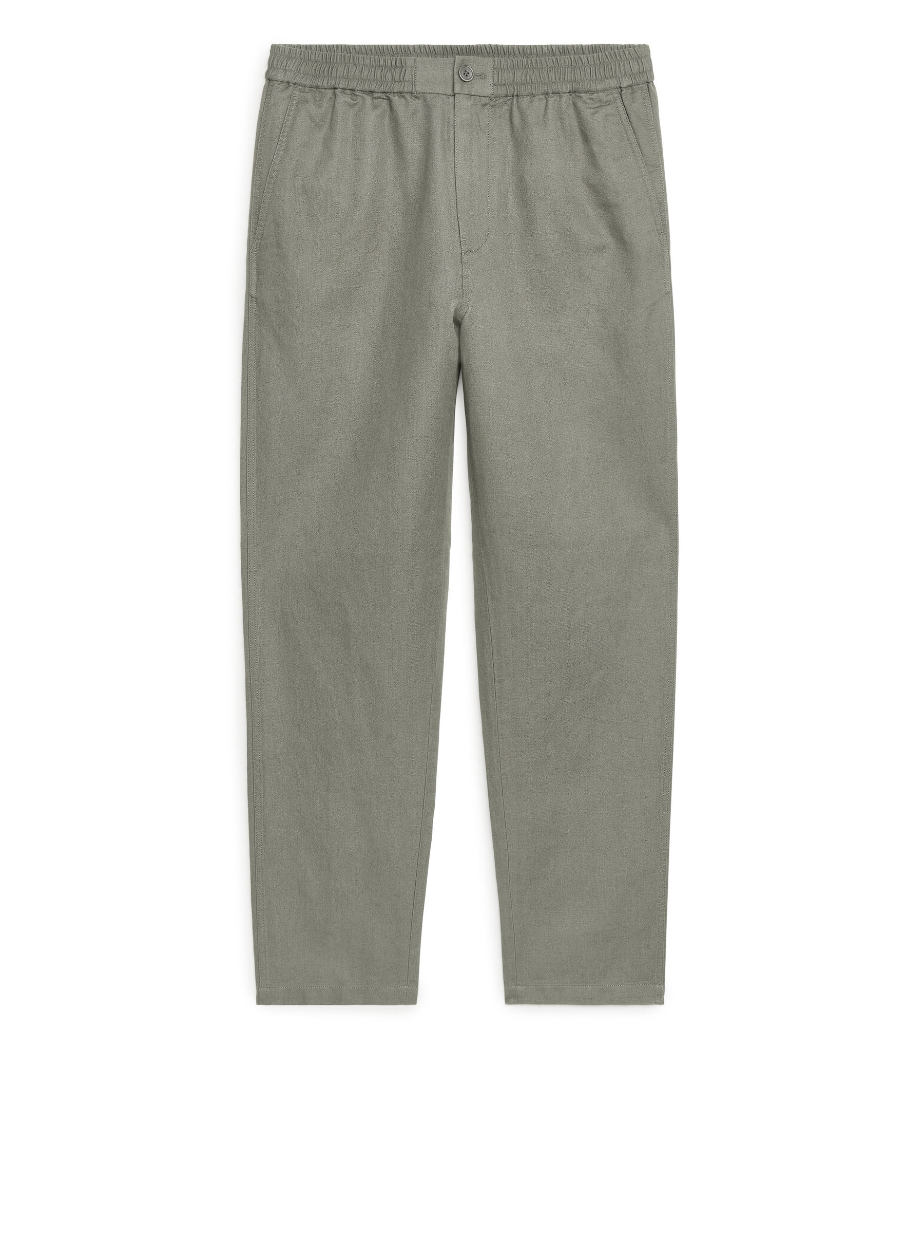 Leinenhose mit Tunnelzugbund - Khaki - Loose Fit - Herren - StillMedia/DescriptiveStillLife - 1