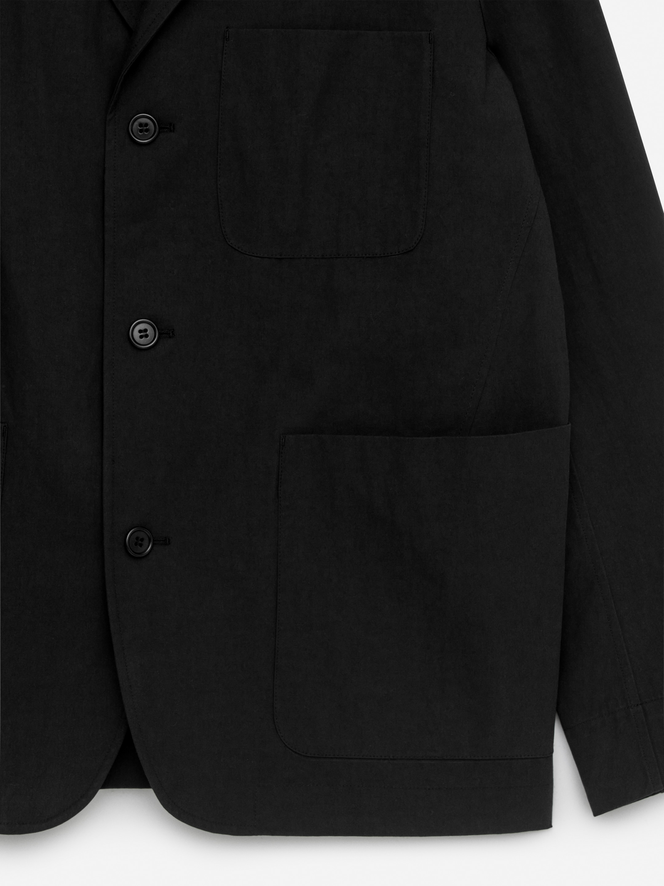 Cotton Blazer - Black - Regular fit - Men - StillMedia/DescriptiveDetail - 2