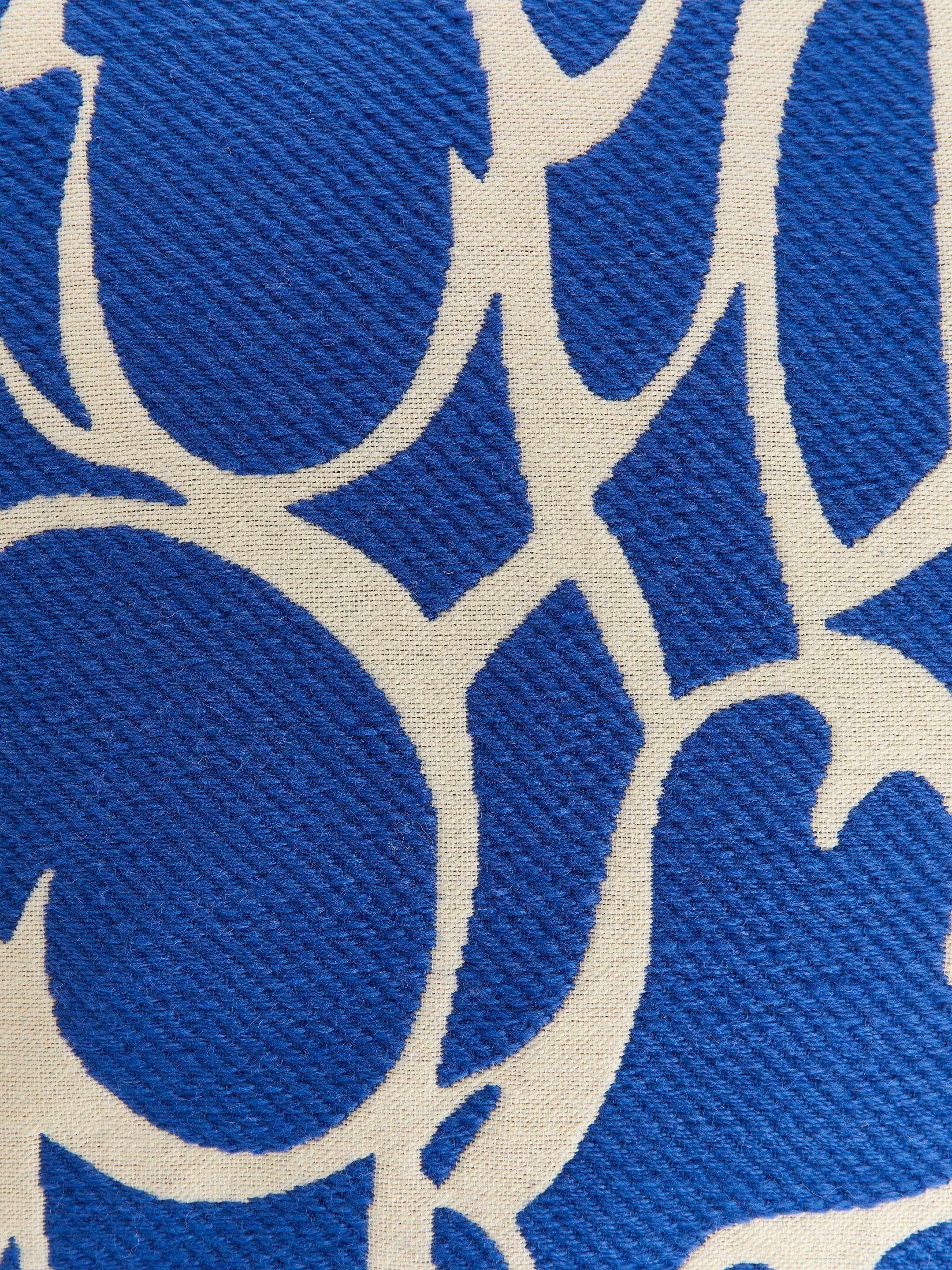 View larger image: Cotton Wool Cushion Cover 50 x 50 cm - Bright Blue/Beige - Home All | H&M GB 3