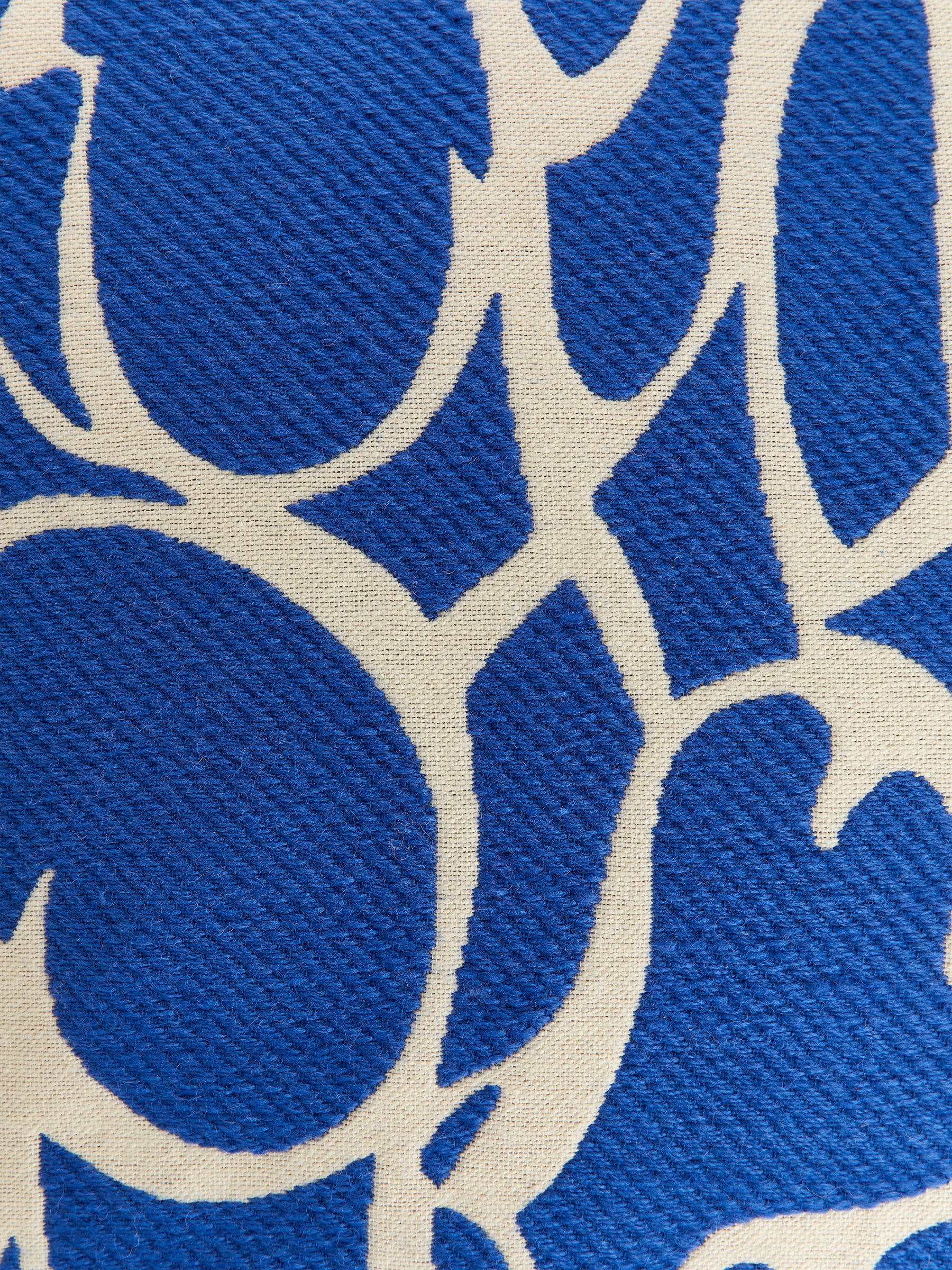 Kuddfodral i ull och bomull 50 x 50 cm - Klarblå/beige - Homeware - StillMedia/DescriptiveDetail - 1