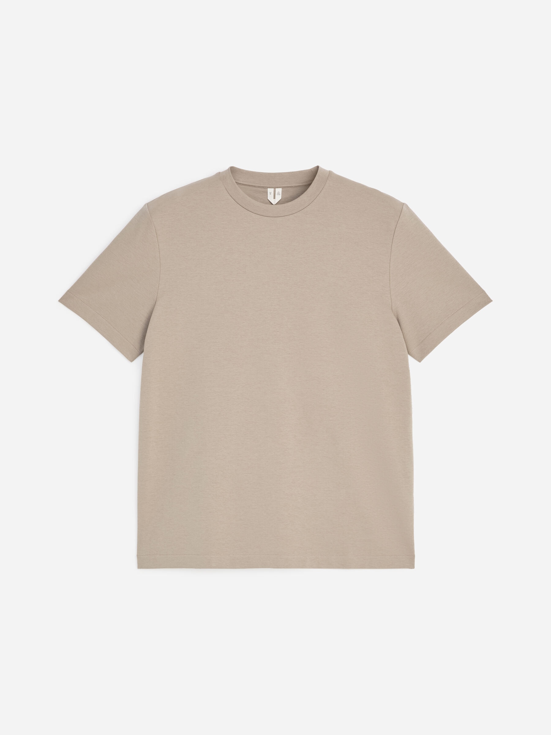 T-shirt classique en interlock - Taupe - Regular fit - Homme - StillMedia/DescriptiveStillLife - 1