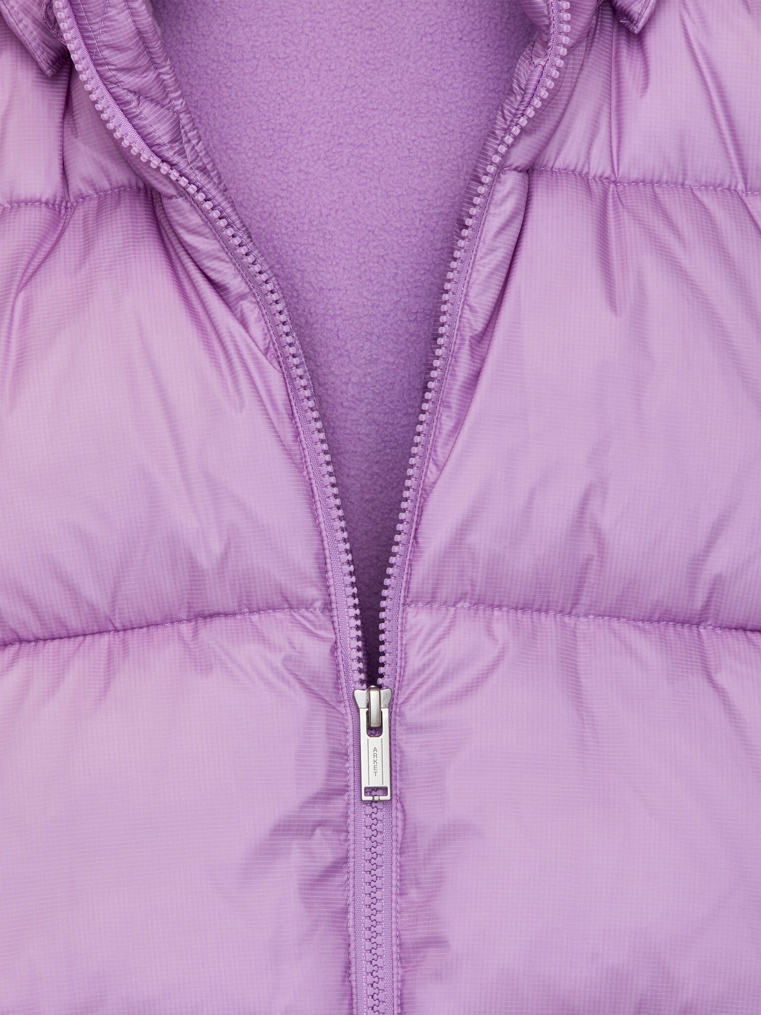 Gewatteerd pufferjack - Lila/Blauw - 4