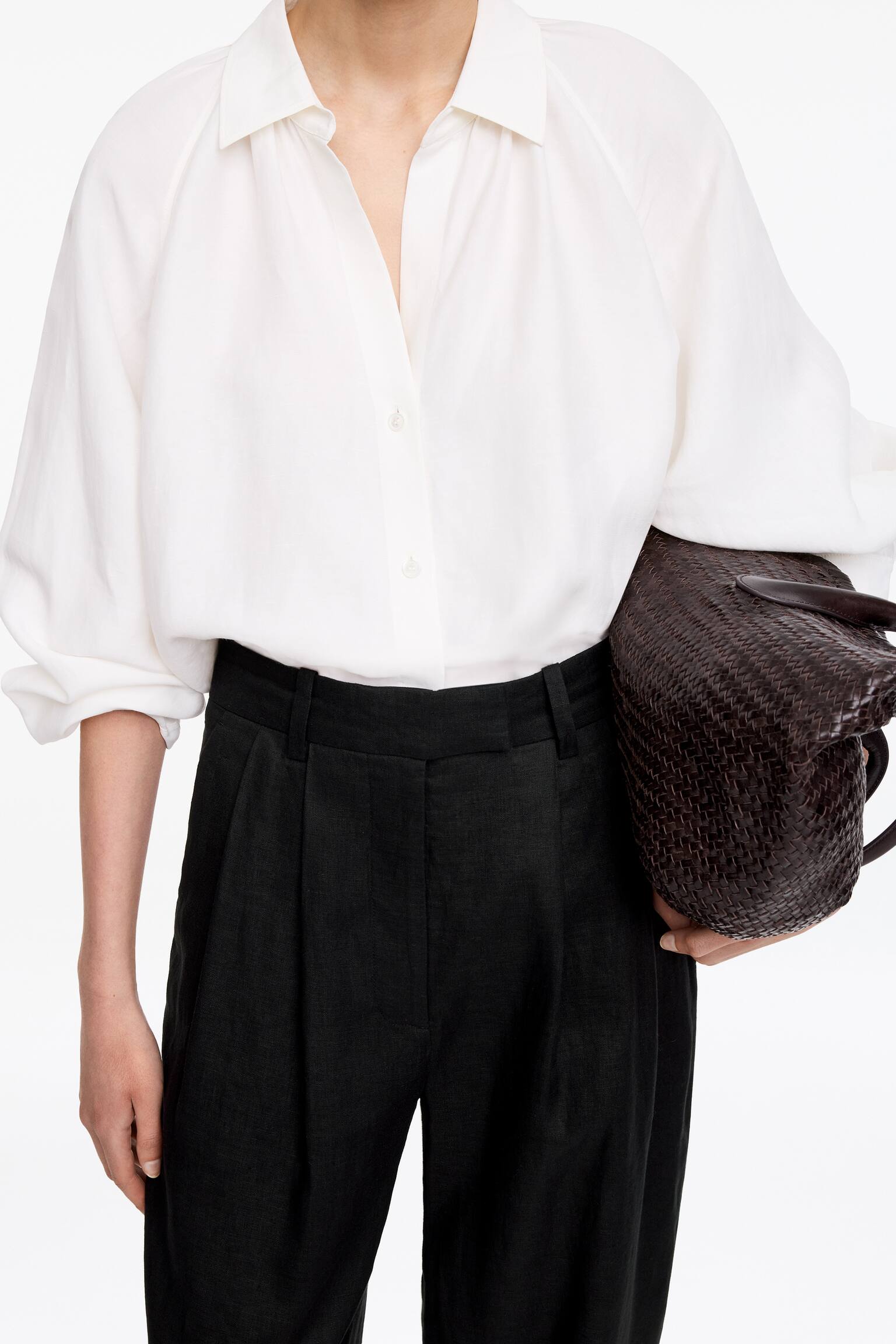 Skreddersydde linbukser - Svart - 3