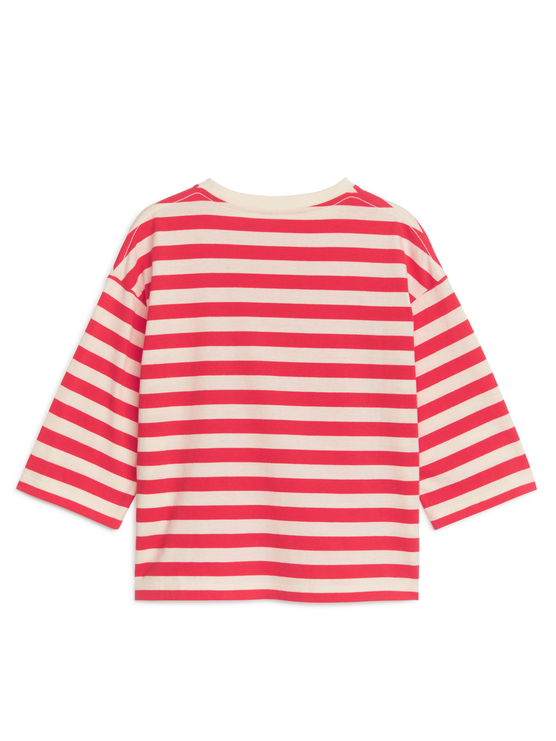 Oversize-T-Shirt mit langen Ärmeln - Weiß/Rot - Oversize - Kinder - StillMedia/DescriptiveStillLife - 2