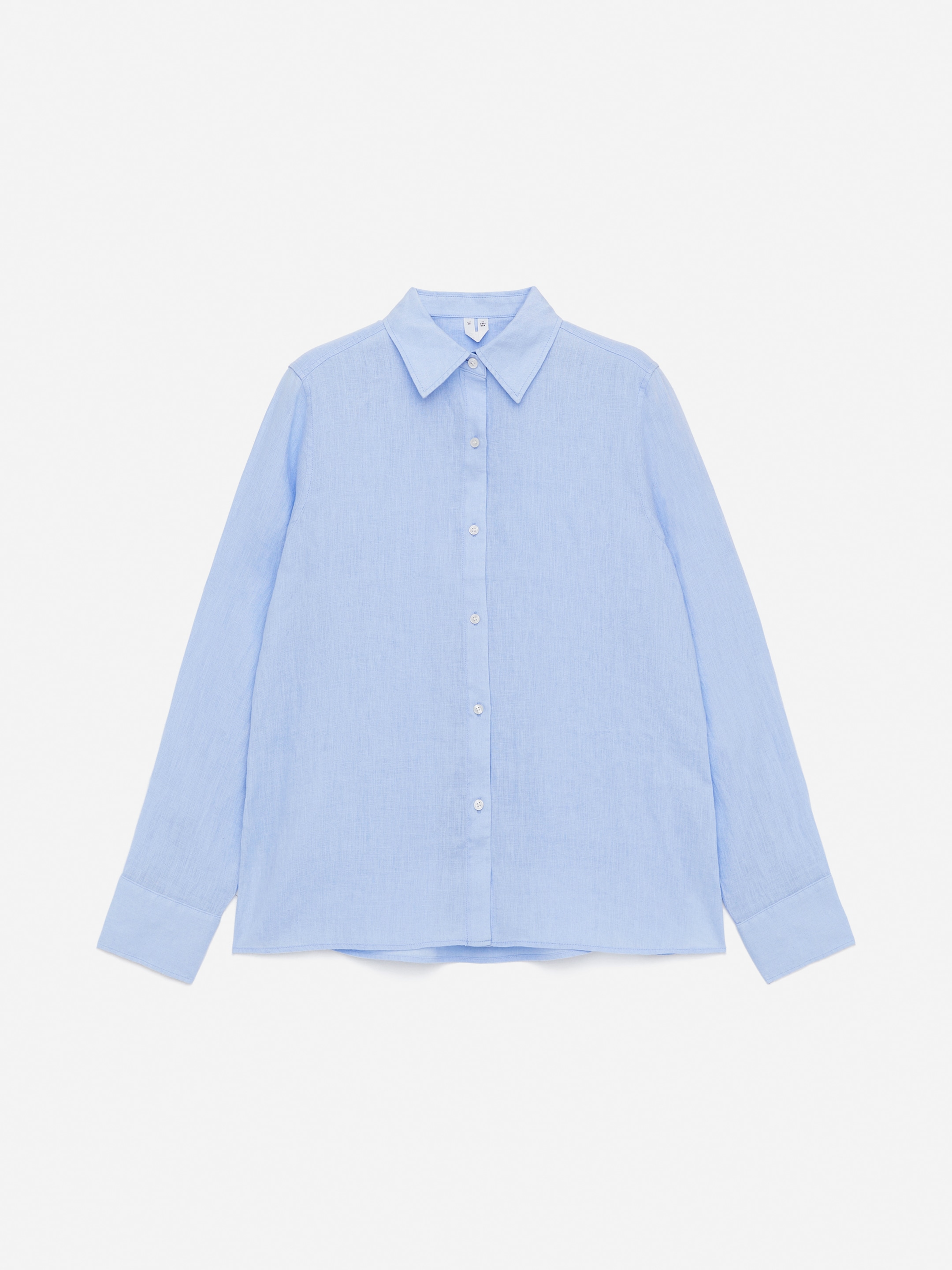 Linen Shirt-#AFBBE0-15203