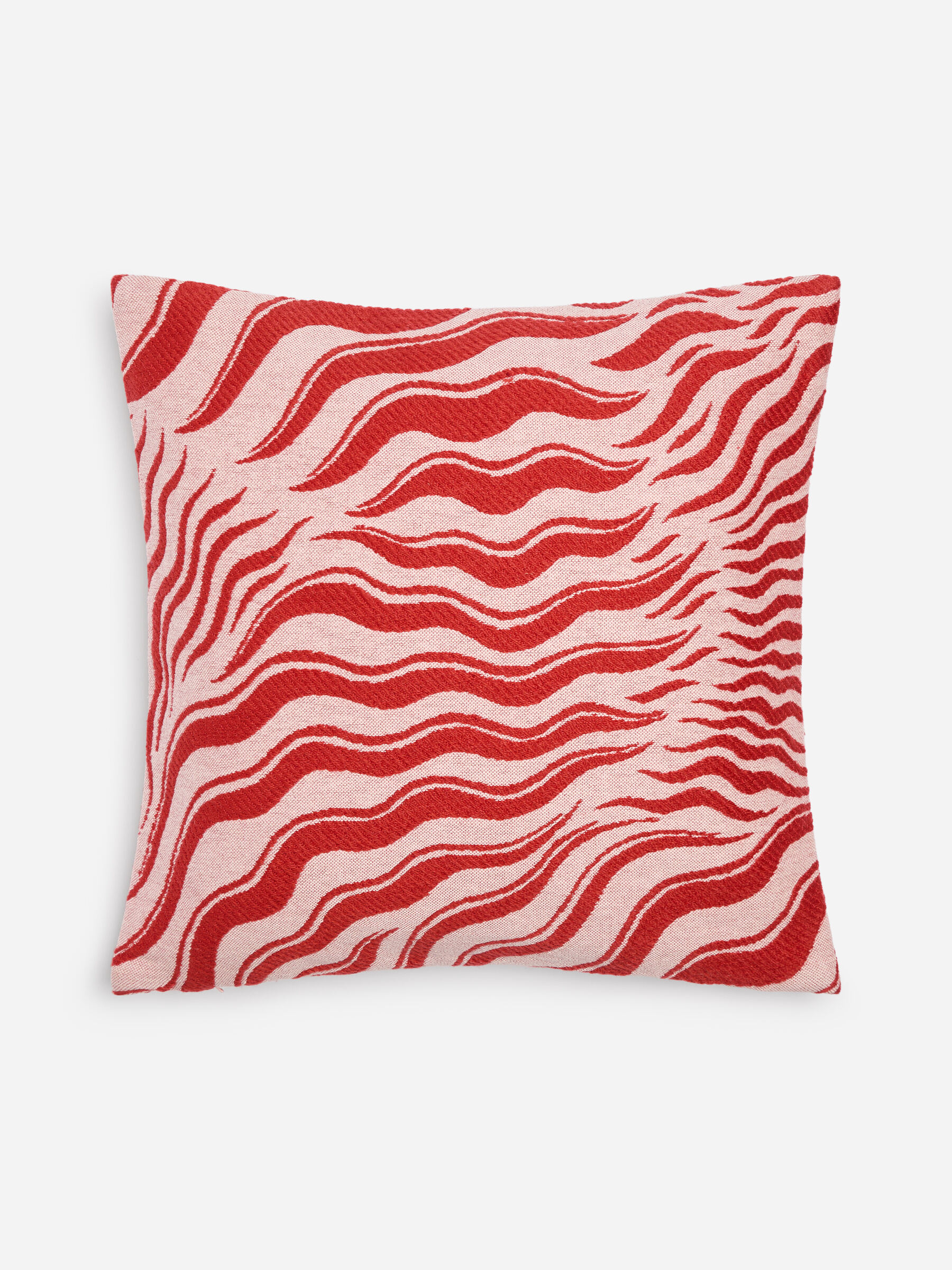 Cotton Wool Cushion Cover 50 x 50 cm-#702B33-19577