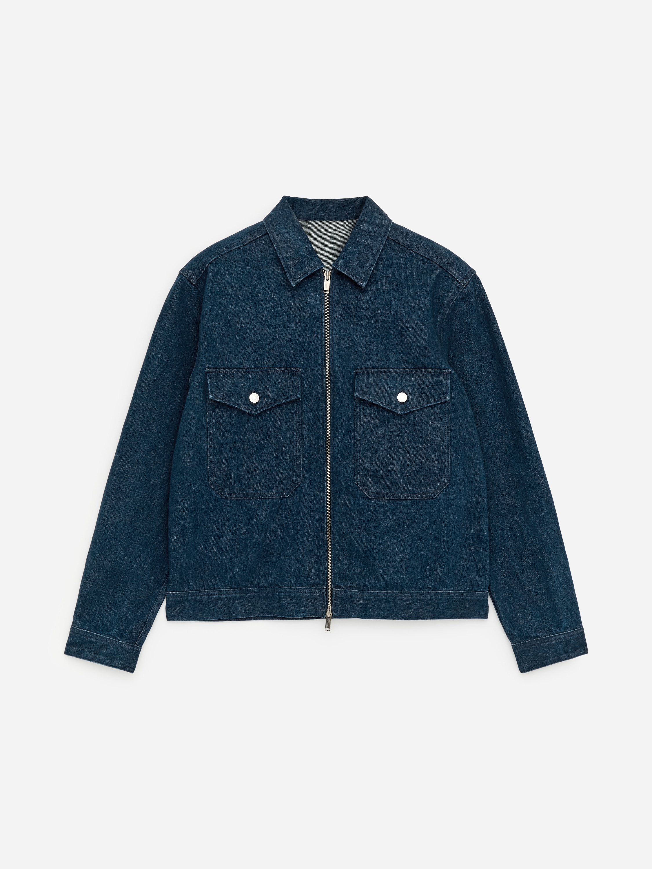 Denim overshirt - Blauw