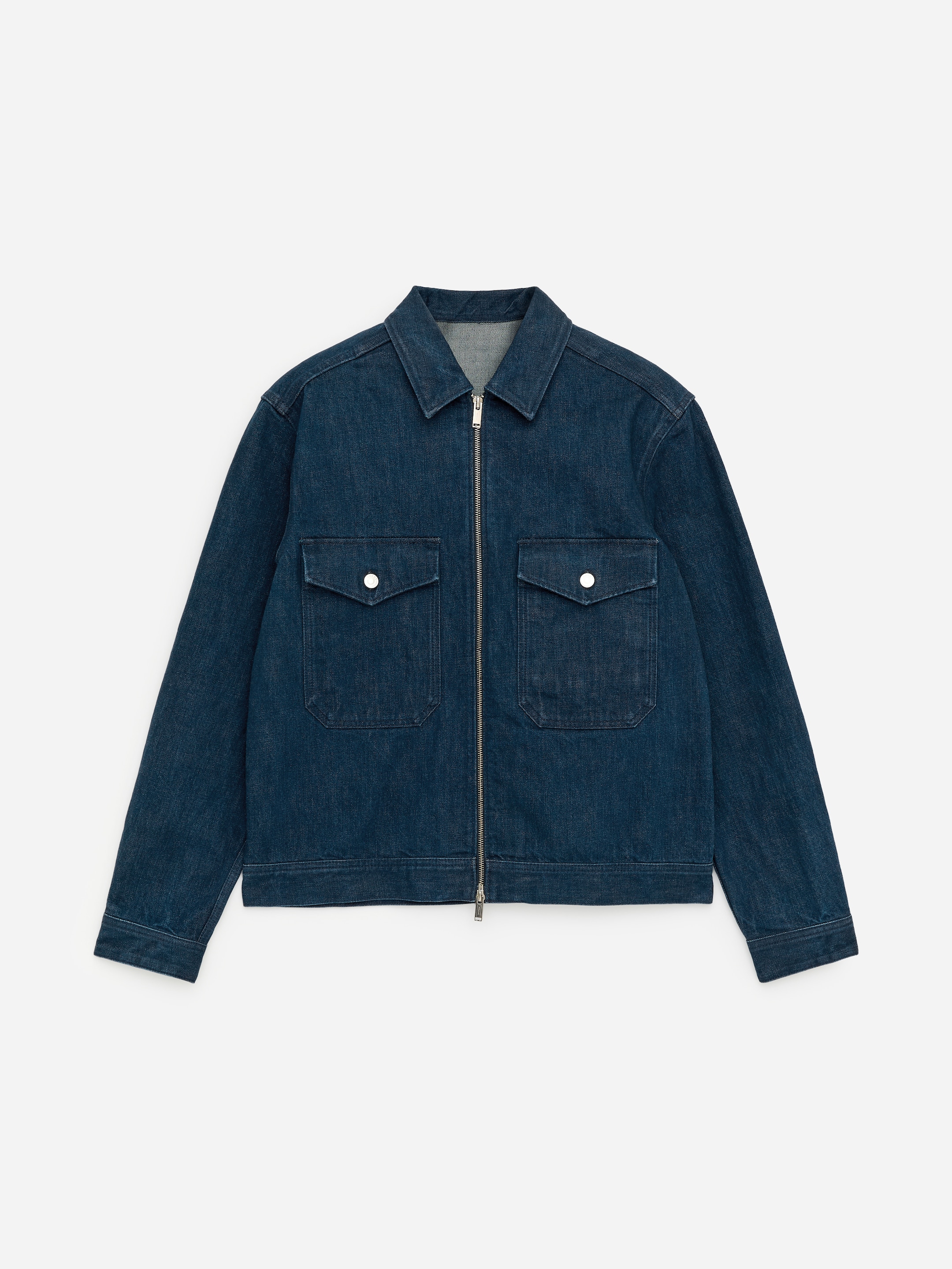 Denim Overshirt-Blue-18419