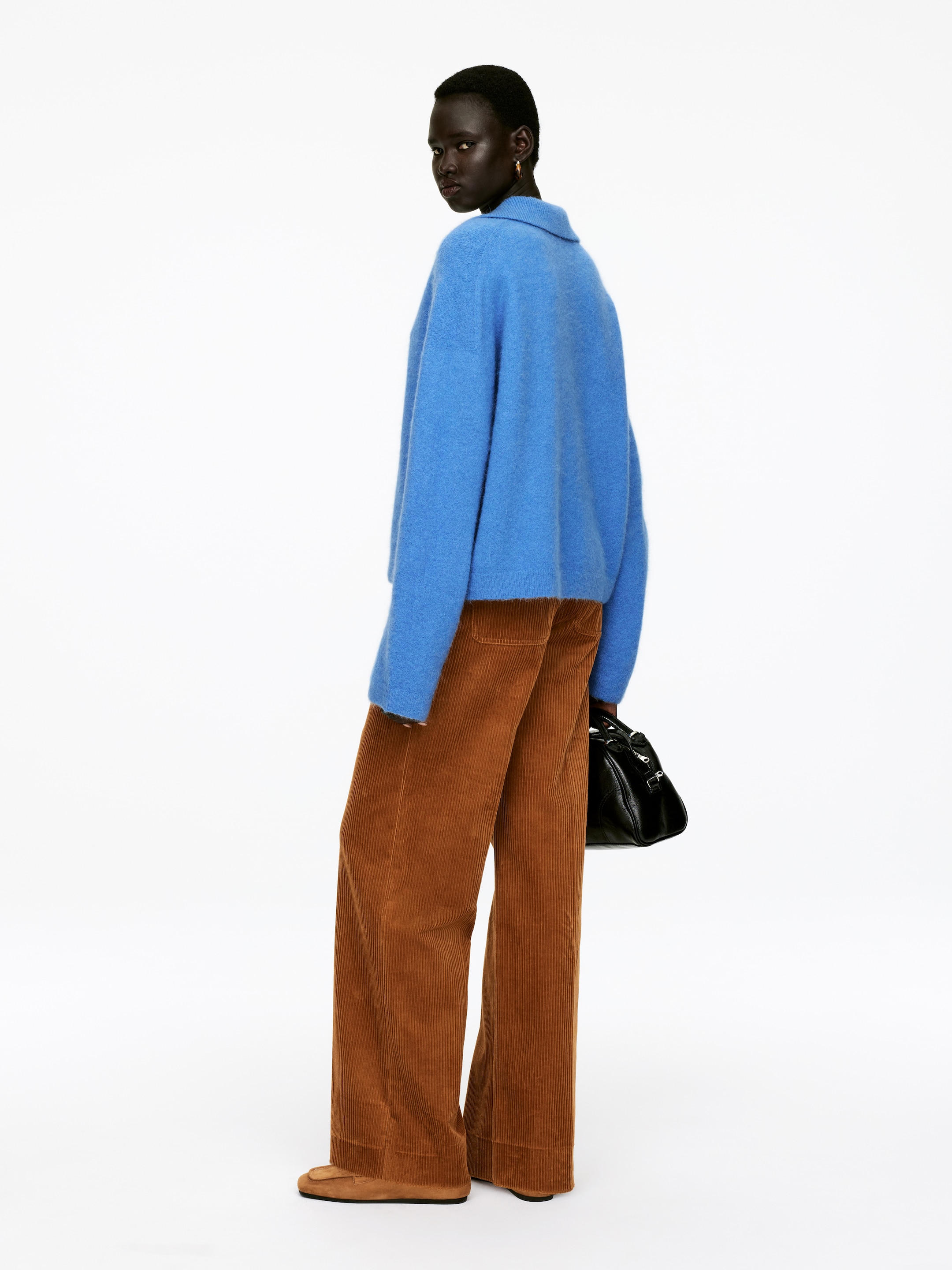 Visualizza immagine più grande: Maglione in misto alpaca e lana - Blu - DONNA | H&M IT 3