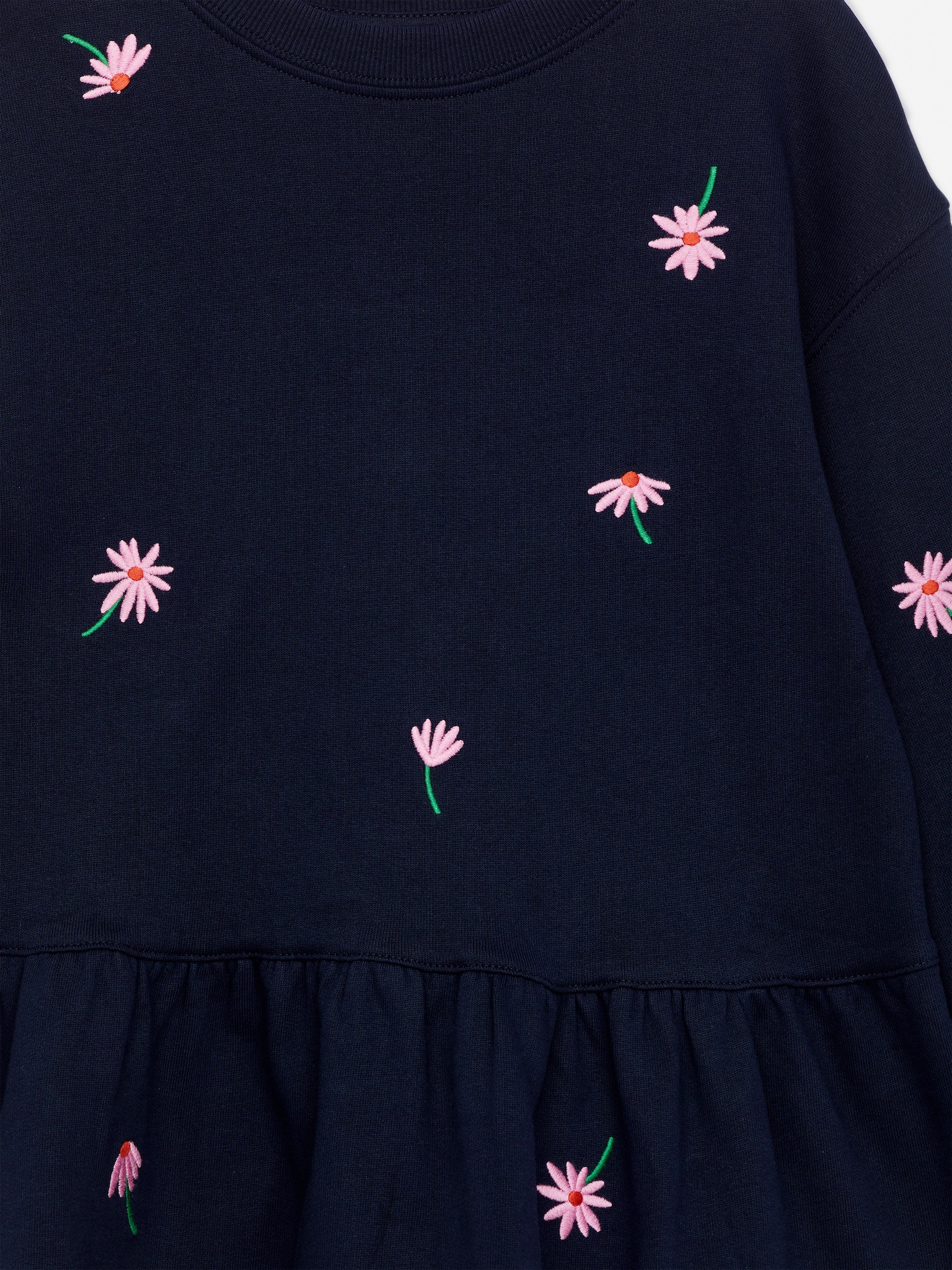 Robe sweat-shirt oversize - Bleu foncé - 3
