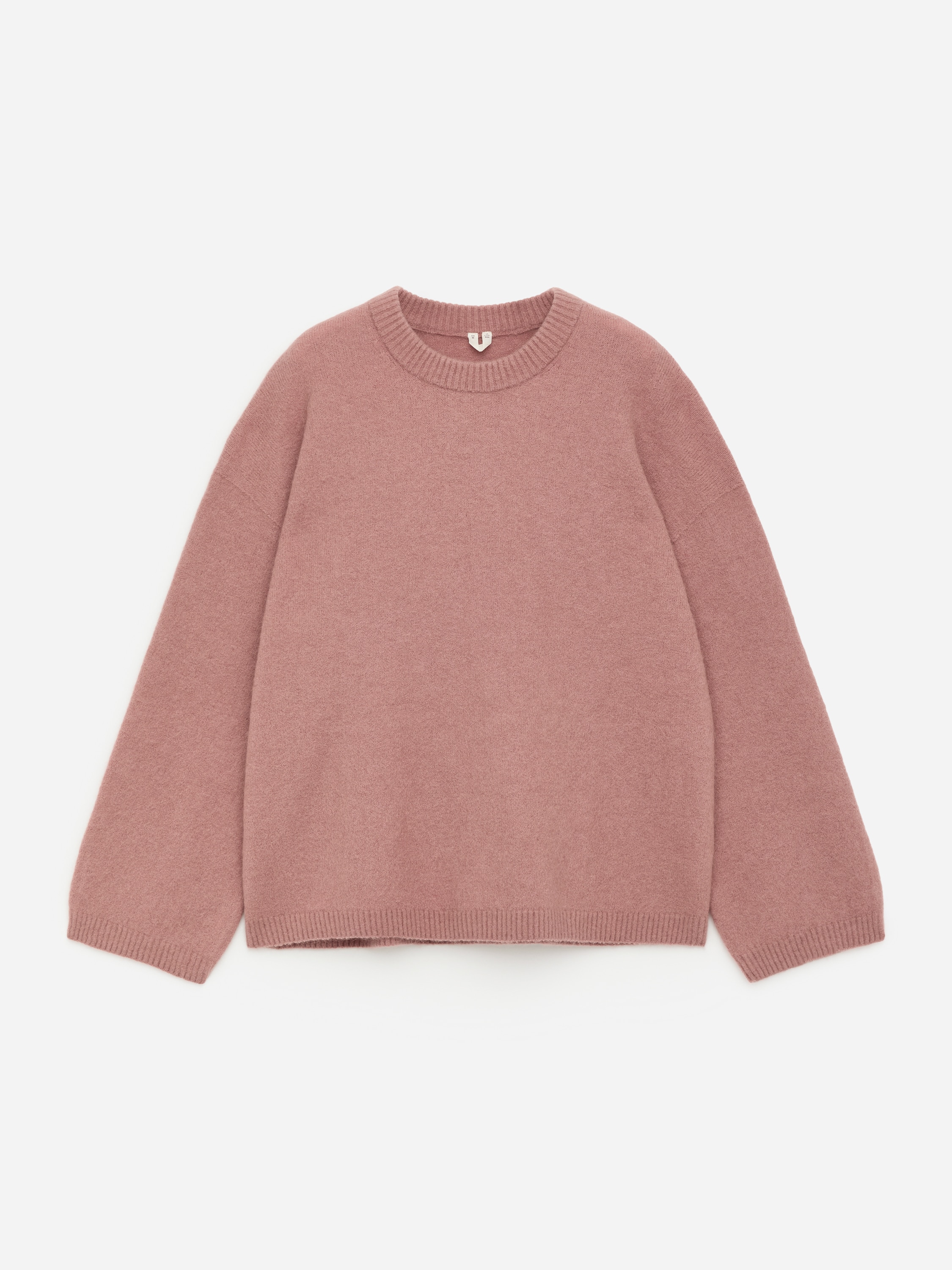Jersey de mezcla de lana y alpaca - Rosa empolvado/Morado/Blanco roto/Negro/Burdeos oscuro/Rojo/Beige/Gris claro